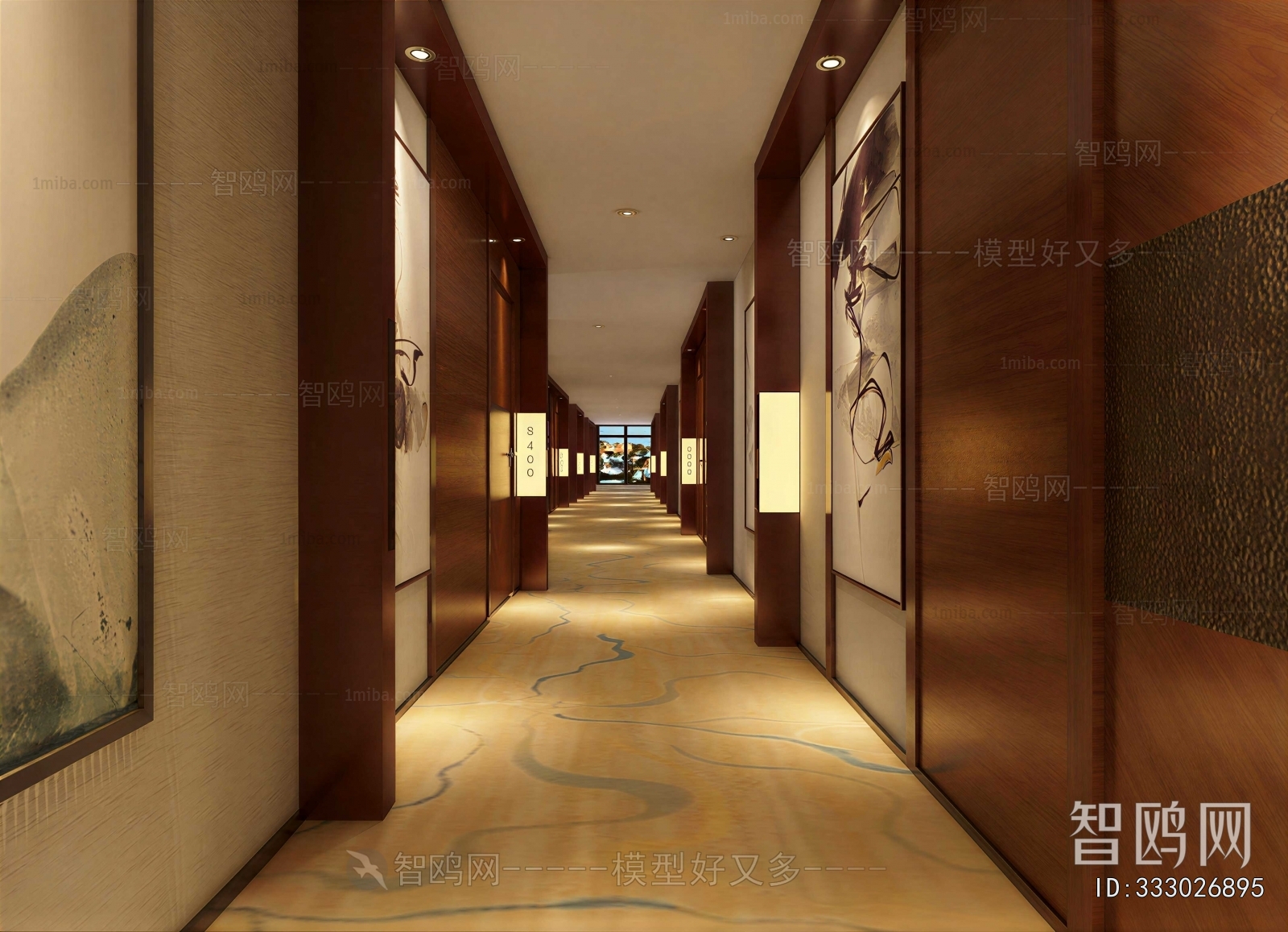 New Chinese Style Corridor