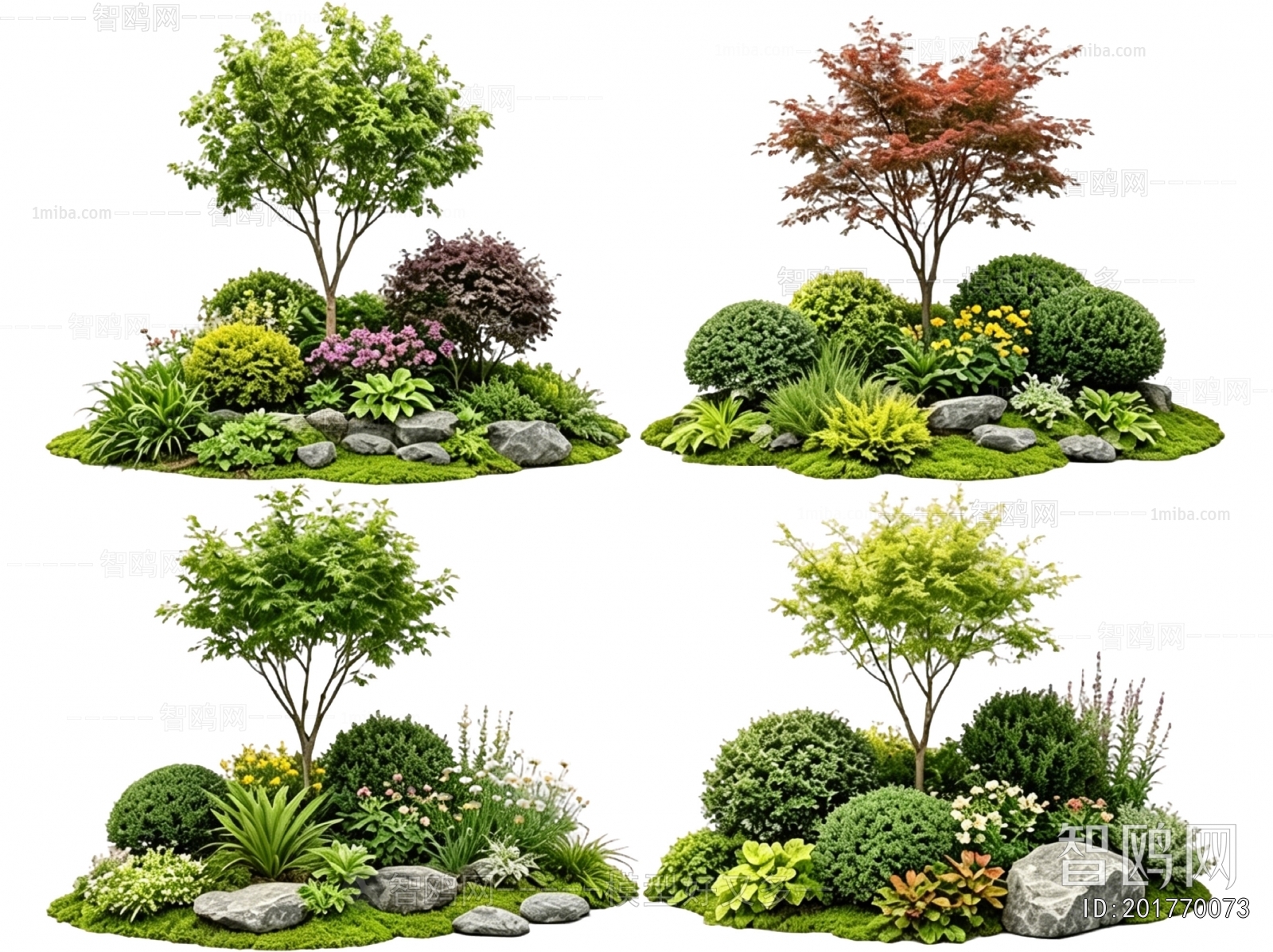 New Chinese Style Plant Landscaping