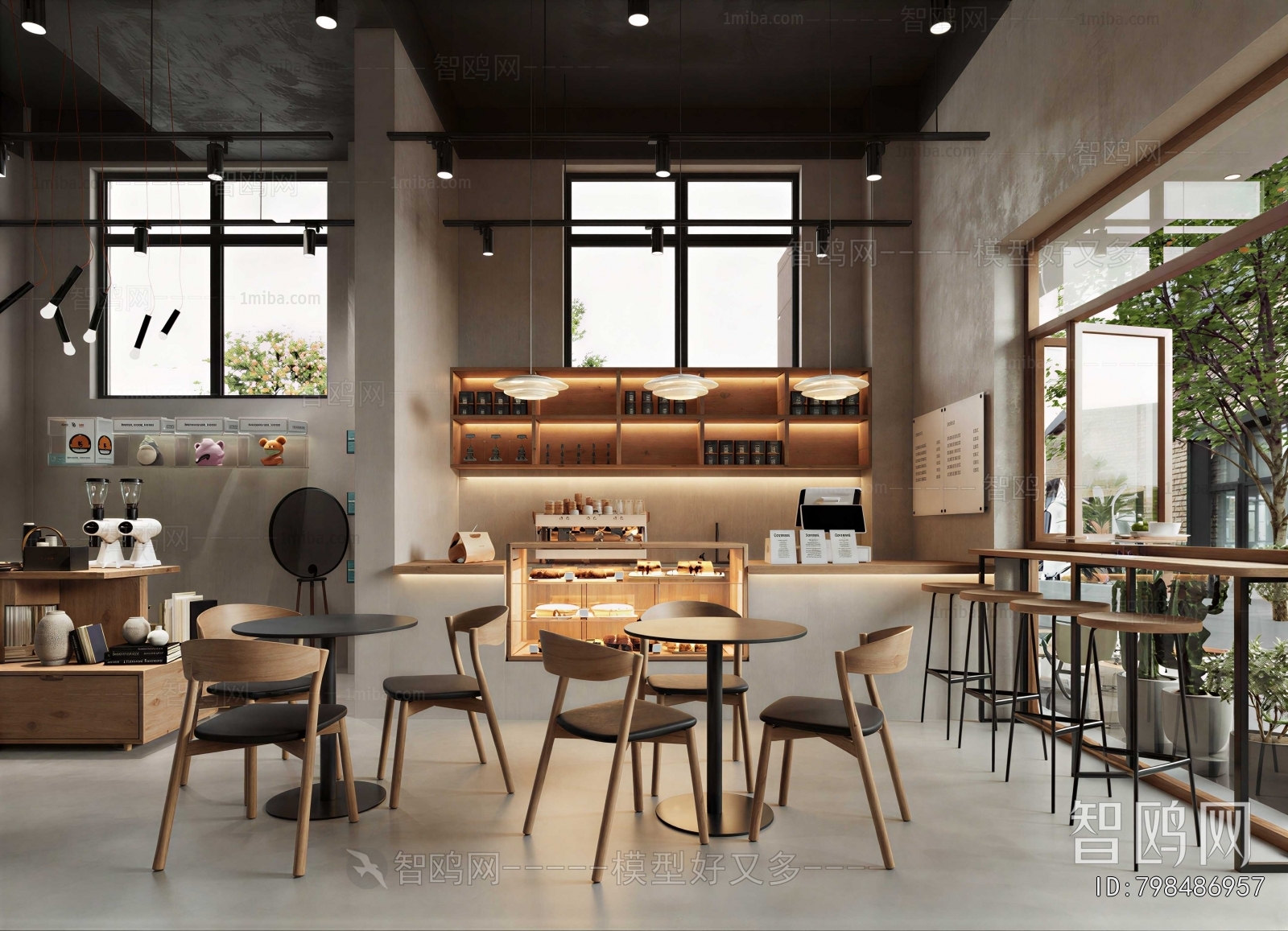 Modern Dessert Shop