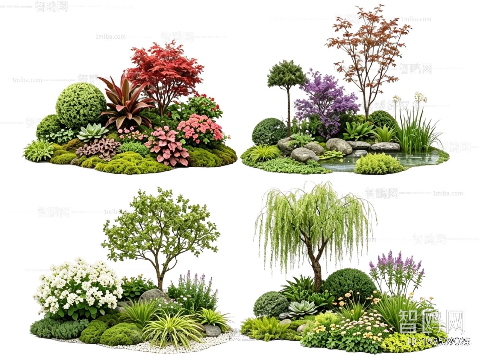 New Chinese Style Plant Landscaping