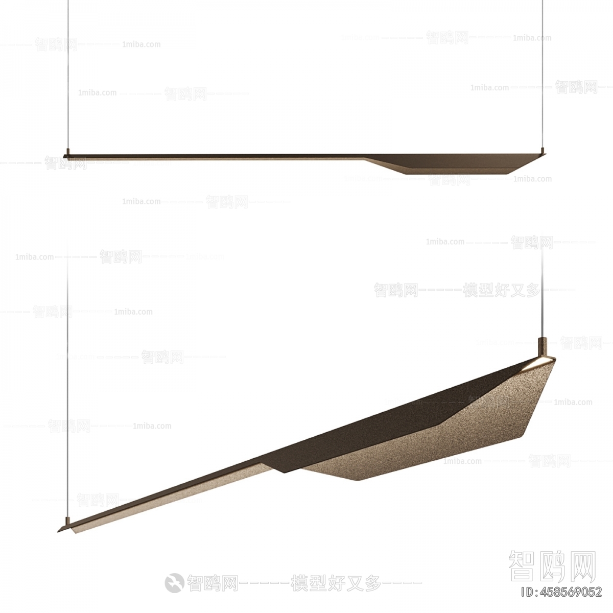 Modern Long Chandelier