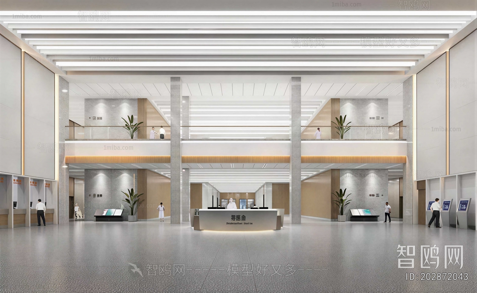 Modern Hospital Hall
