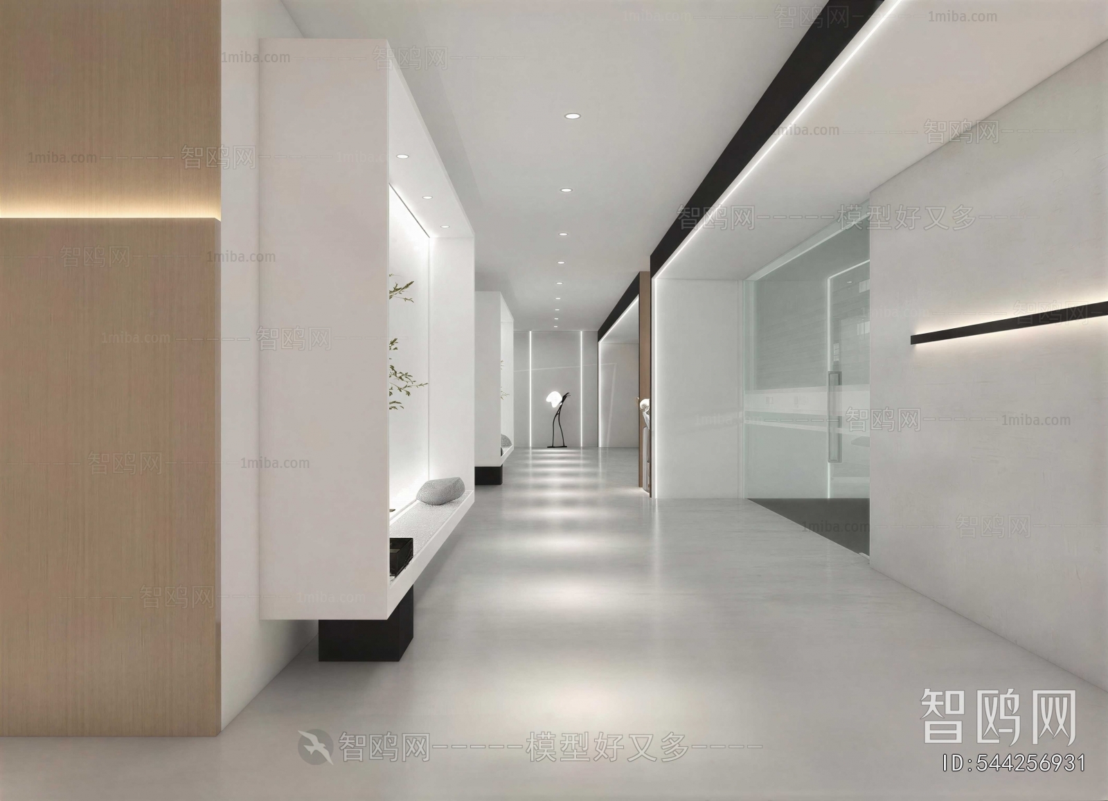 Modern Office Aisle