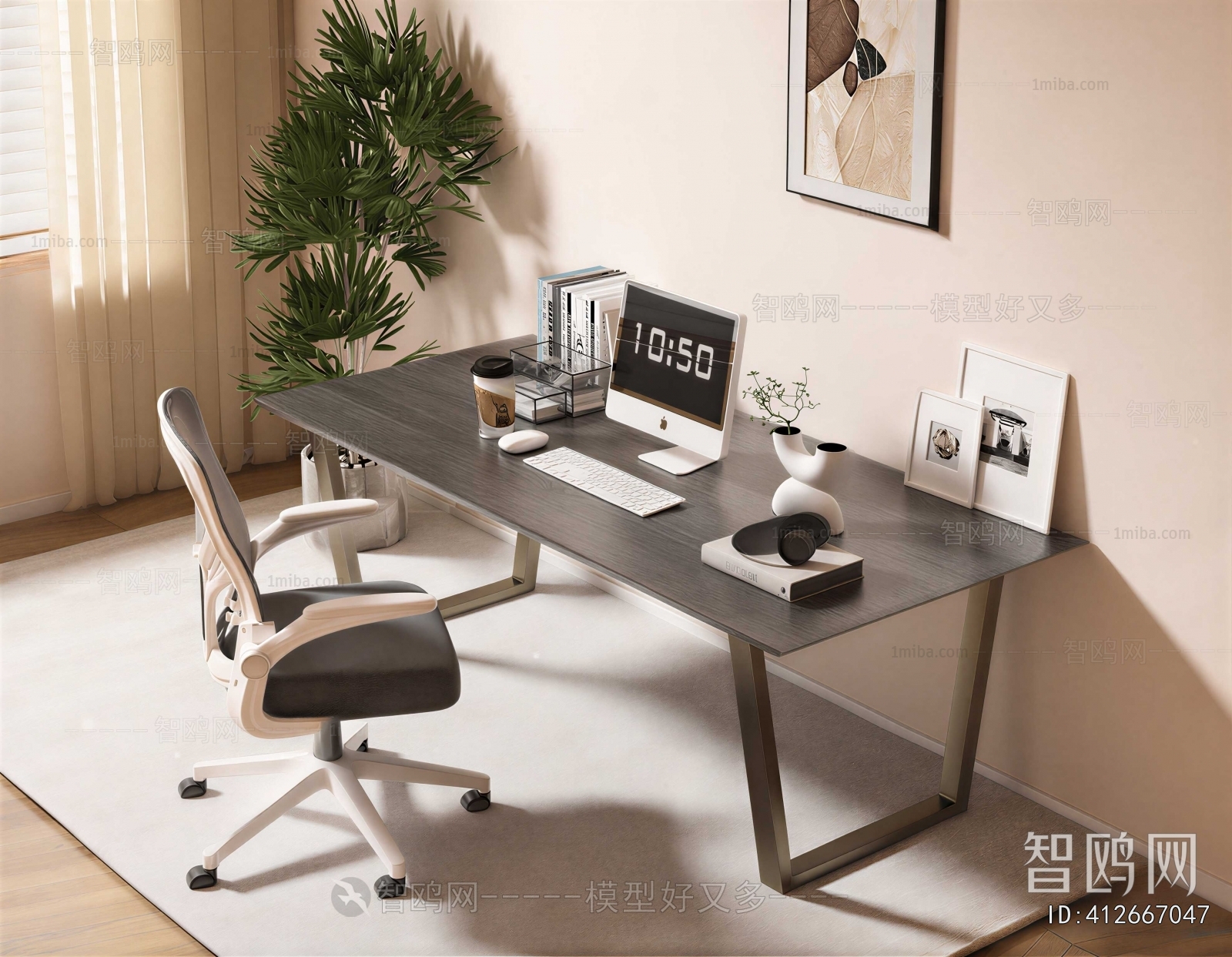 Modern Computer Desk And Chair