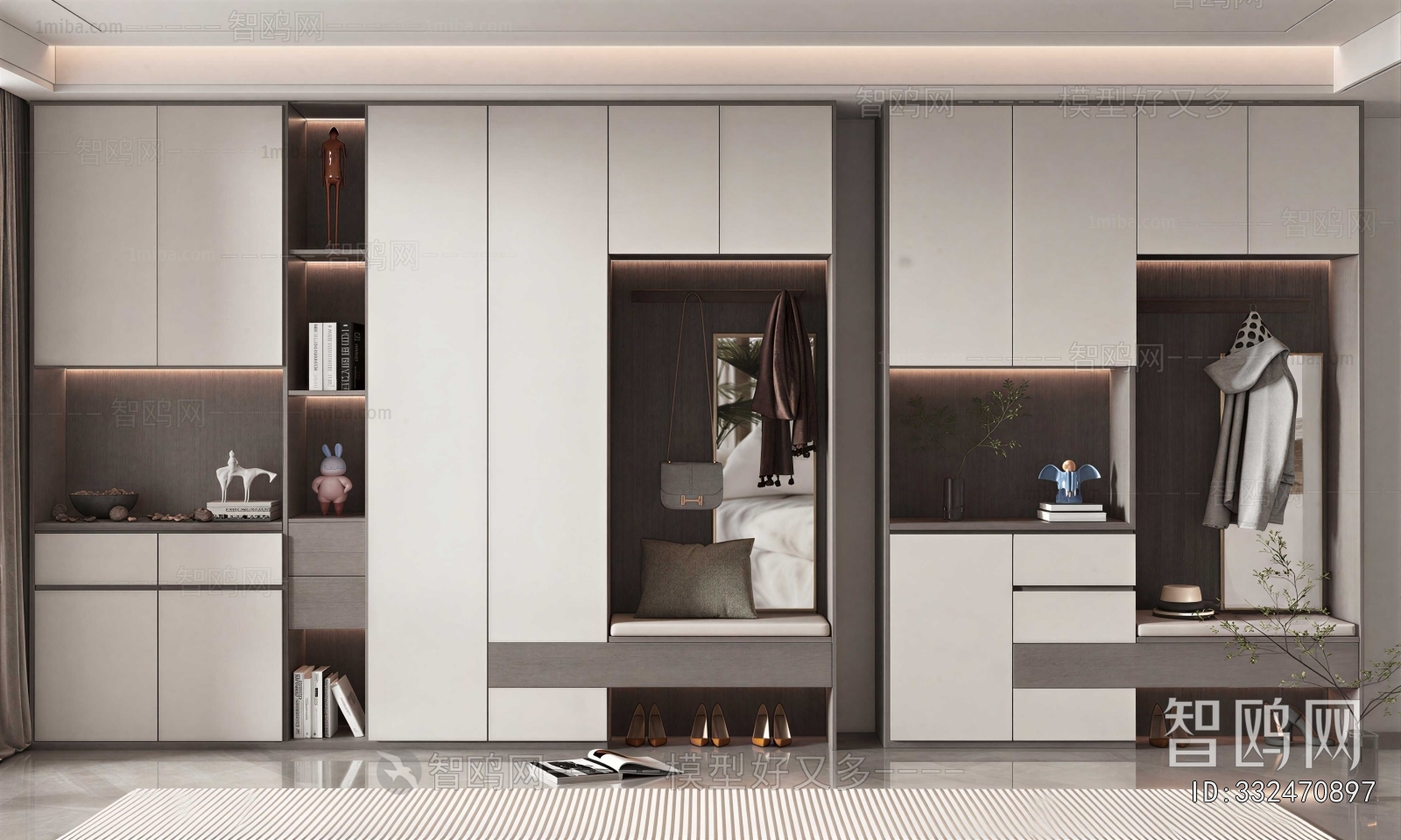 Modern Shoe Cabinet