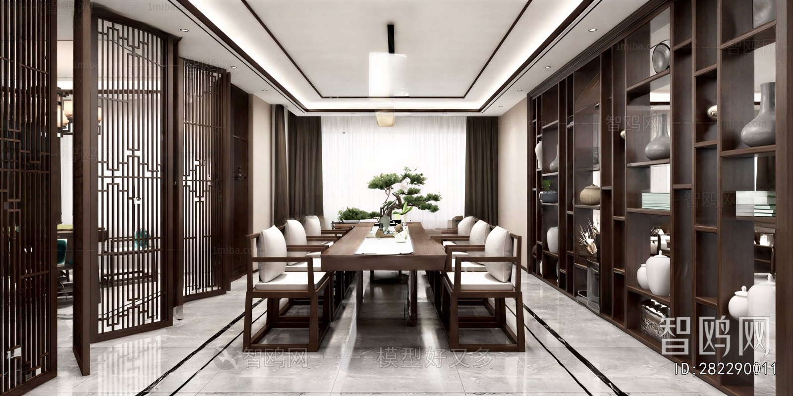 New Chinese Style Dining Room