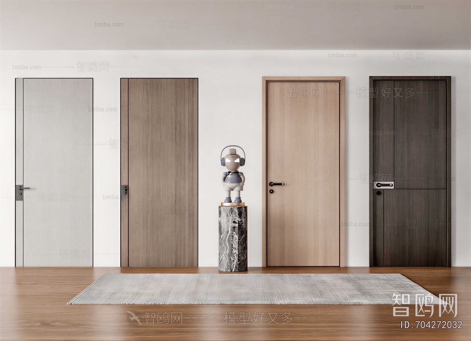 Modern Single Door