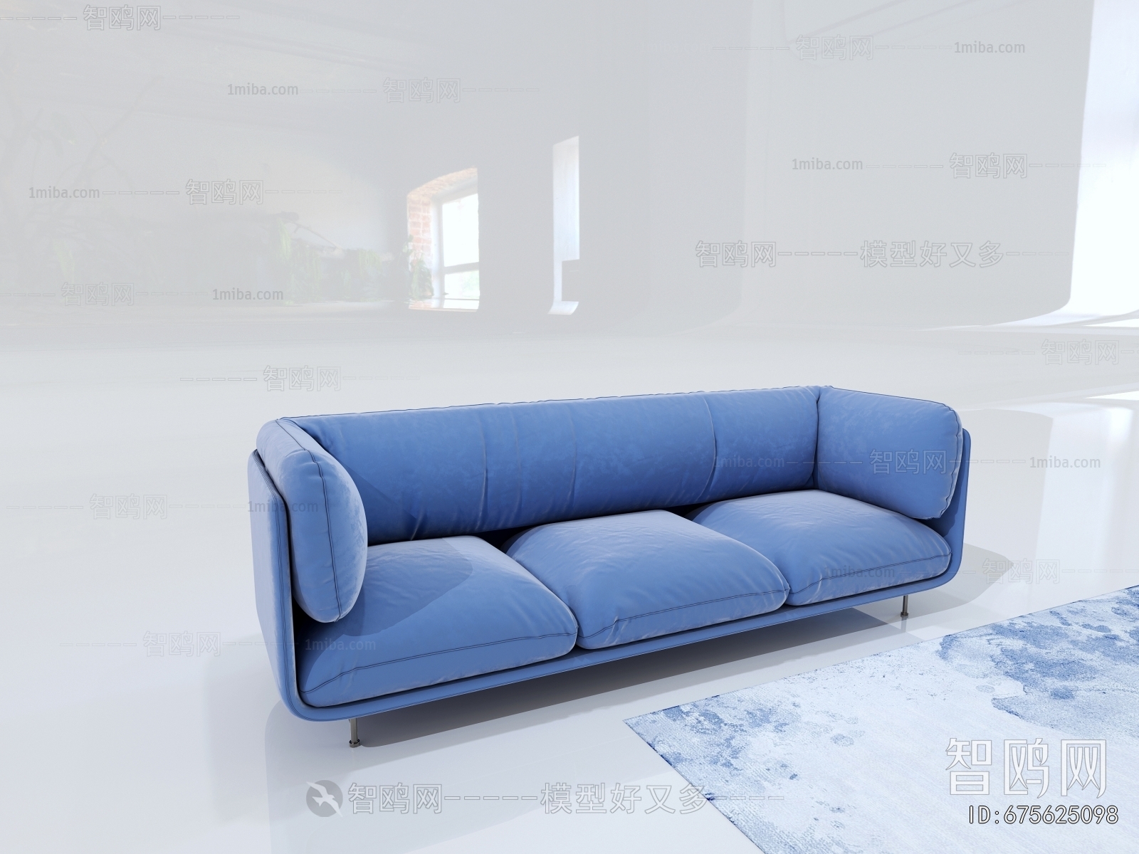 Modern Three-seat Sofa
