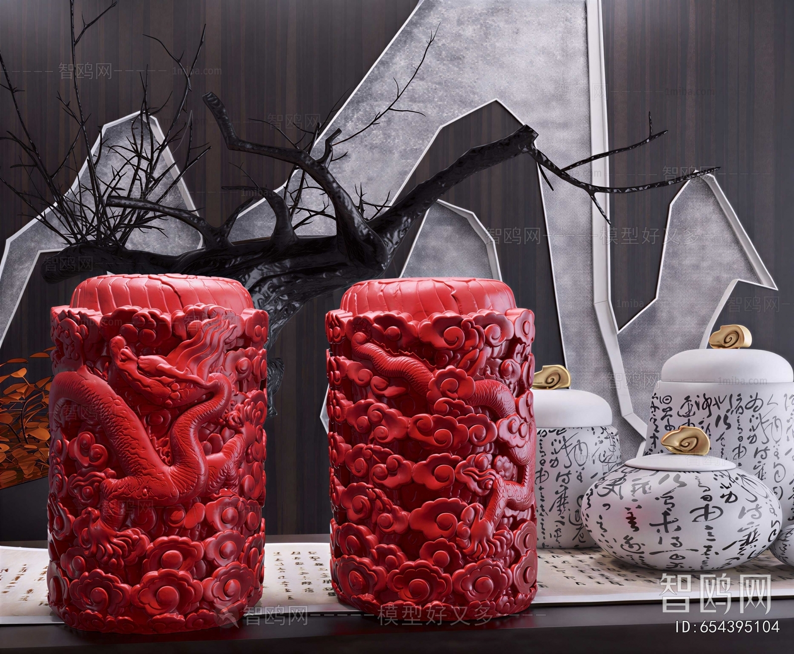 New Chinese Style Decorative Set