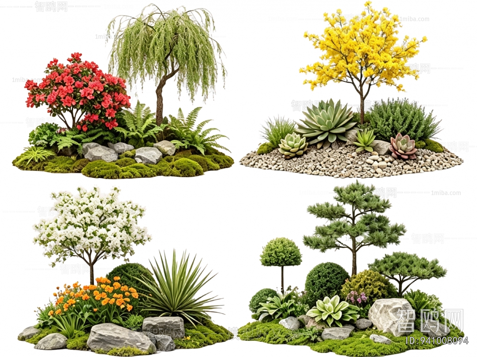 New Chinese Style Plant Landscaping