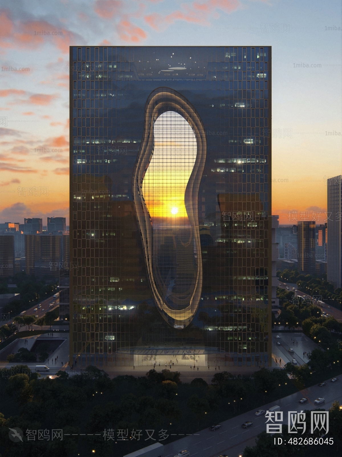 Modern Appearance Of Commercial Building