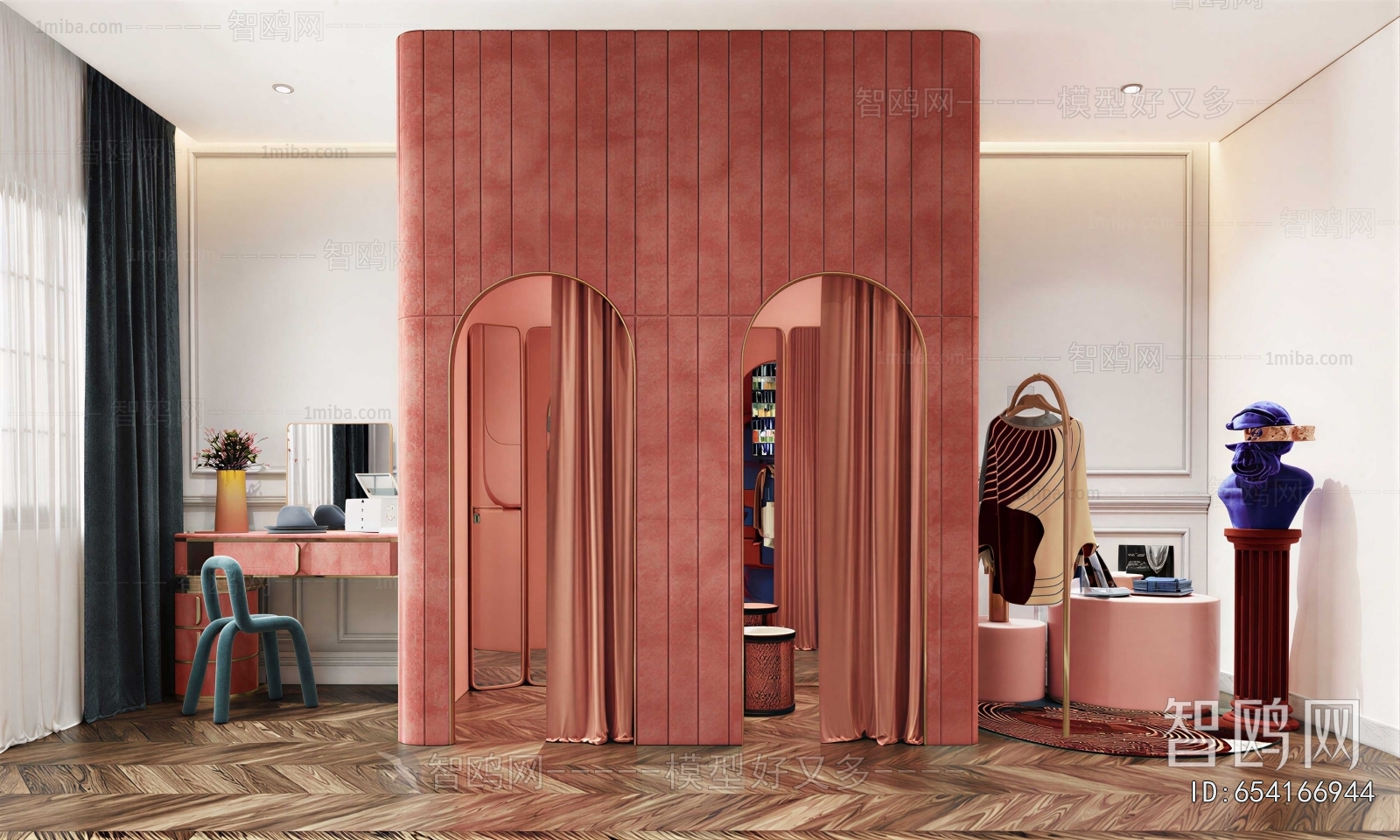 Modern Clothes Storage Area
