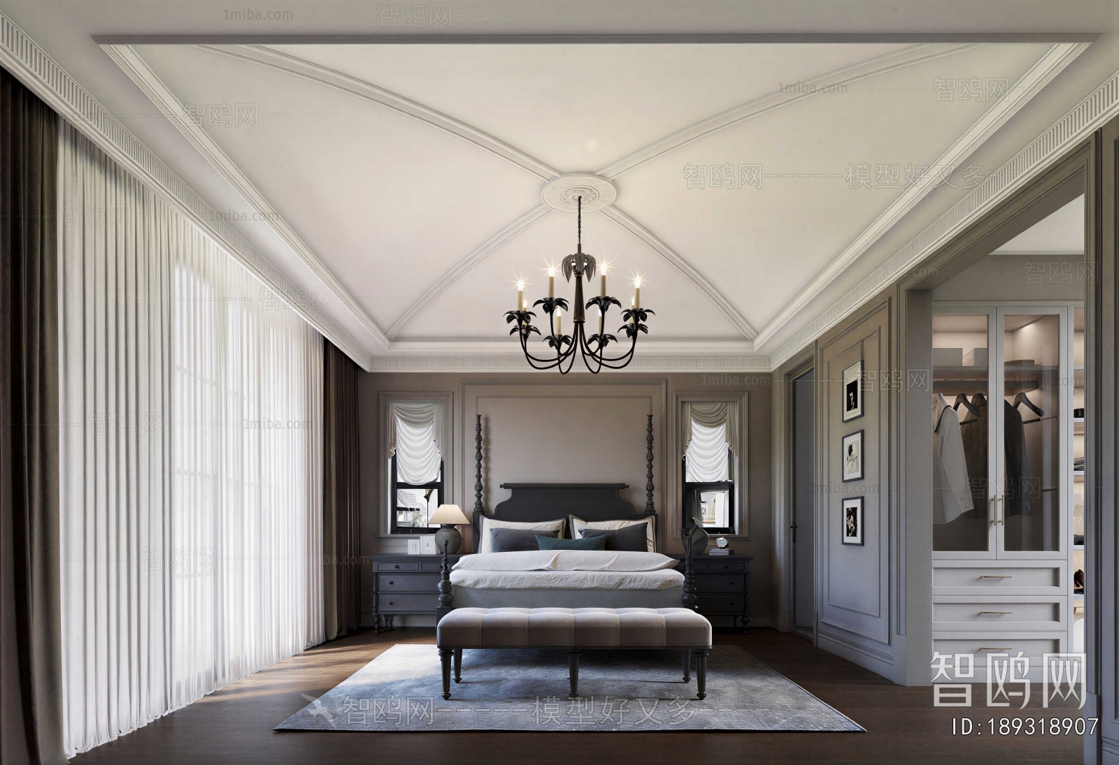 American Style Bedroom