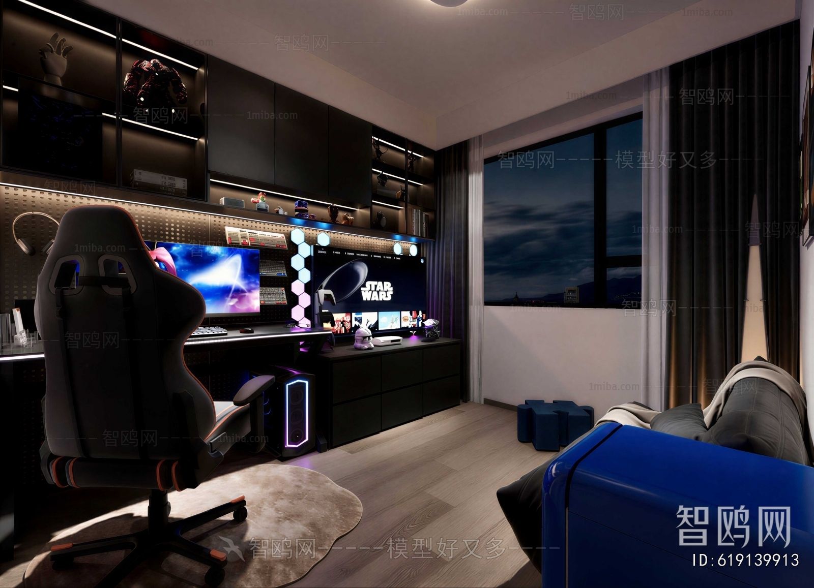 Modern E-sports Room