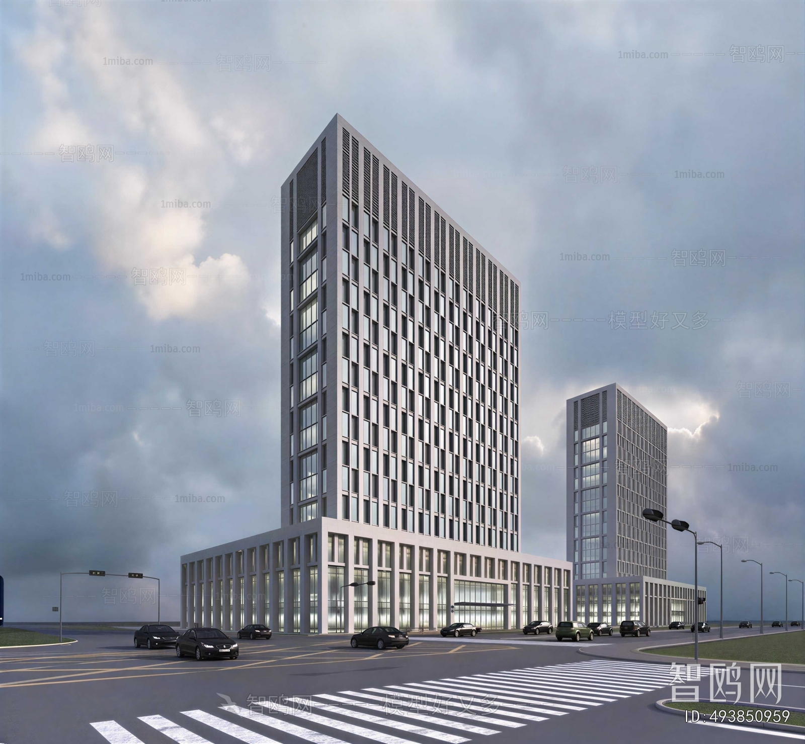 Modern Appearance Of Commercial Building