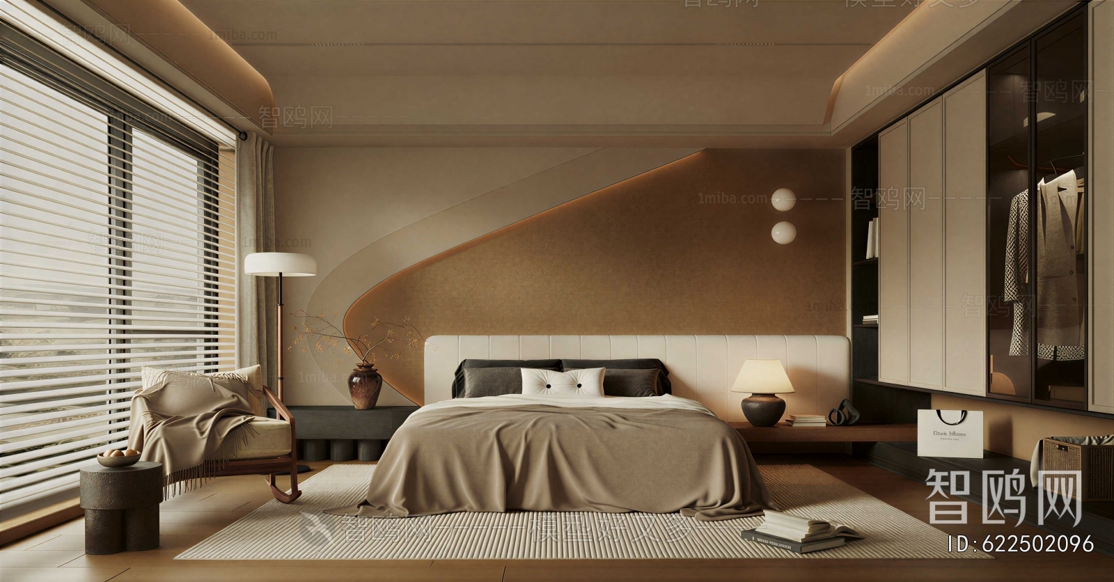 Wabi-sabi Style Bedroom