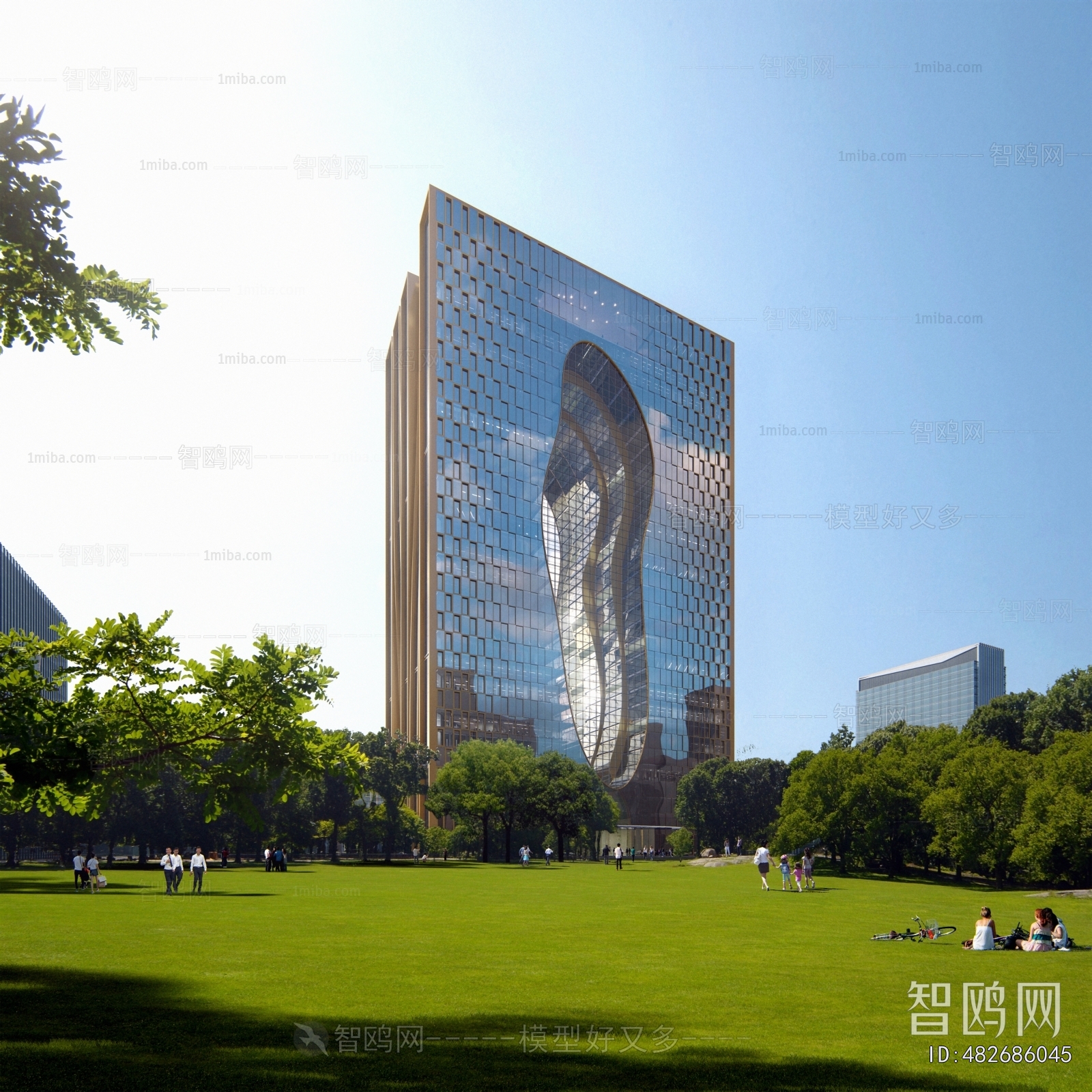 Modern Appearance Of Commercial Building