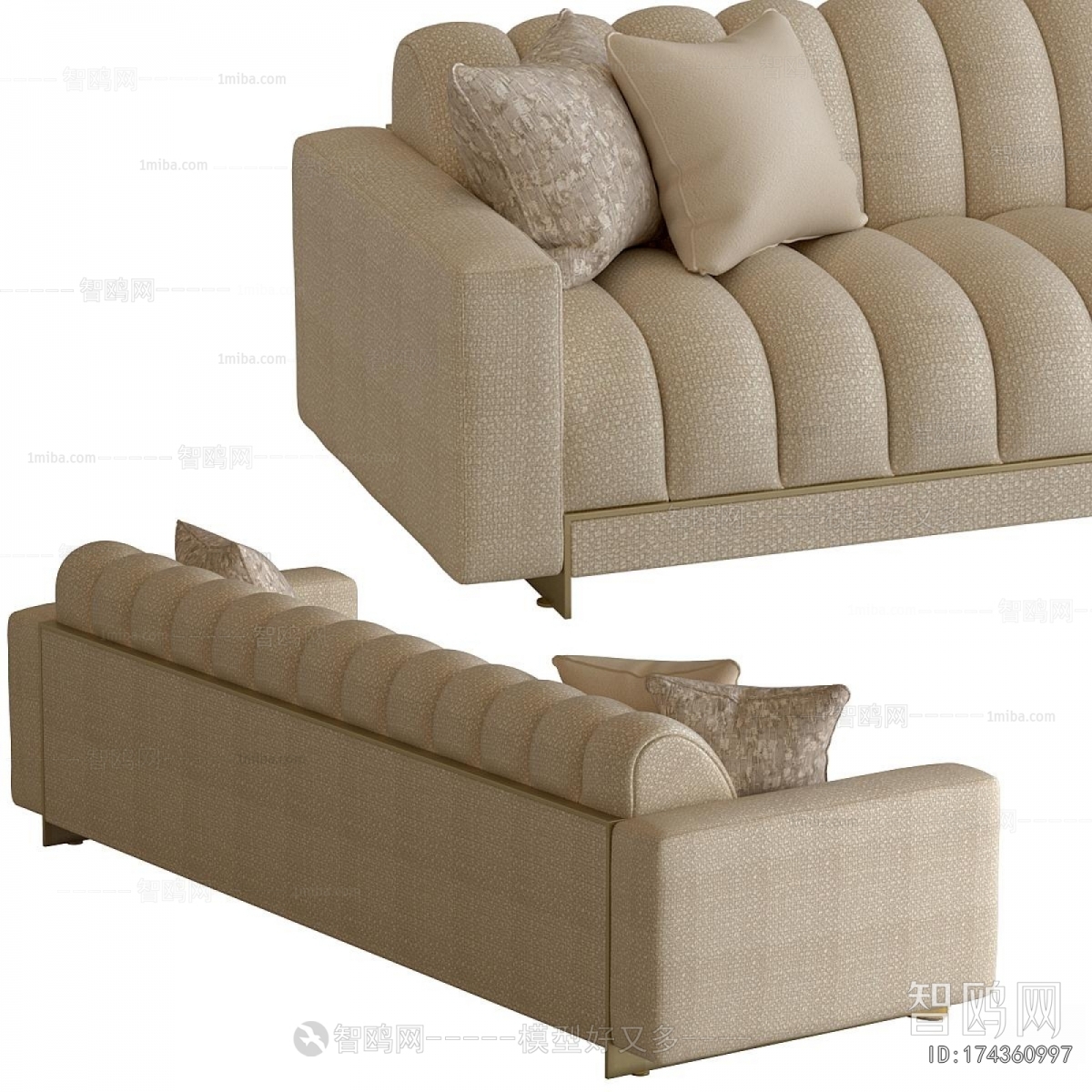 Modern Multi Person Sofa