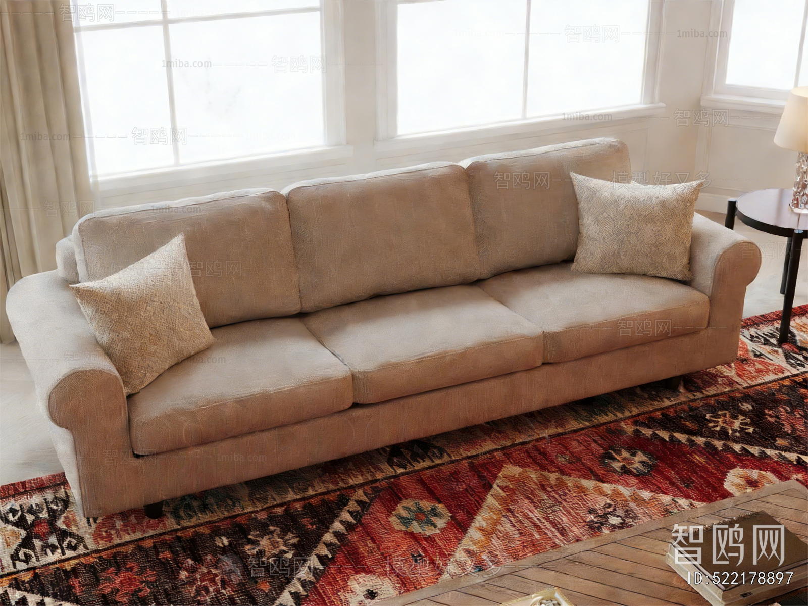Modern Three-seat Sofa