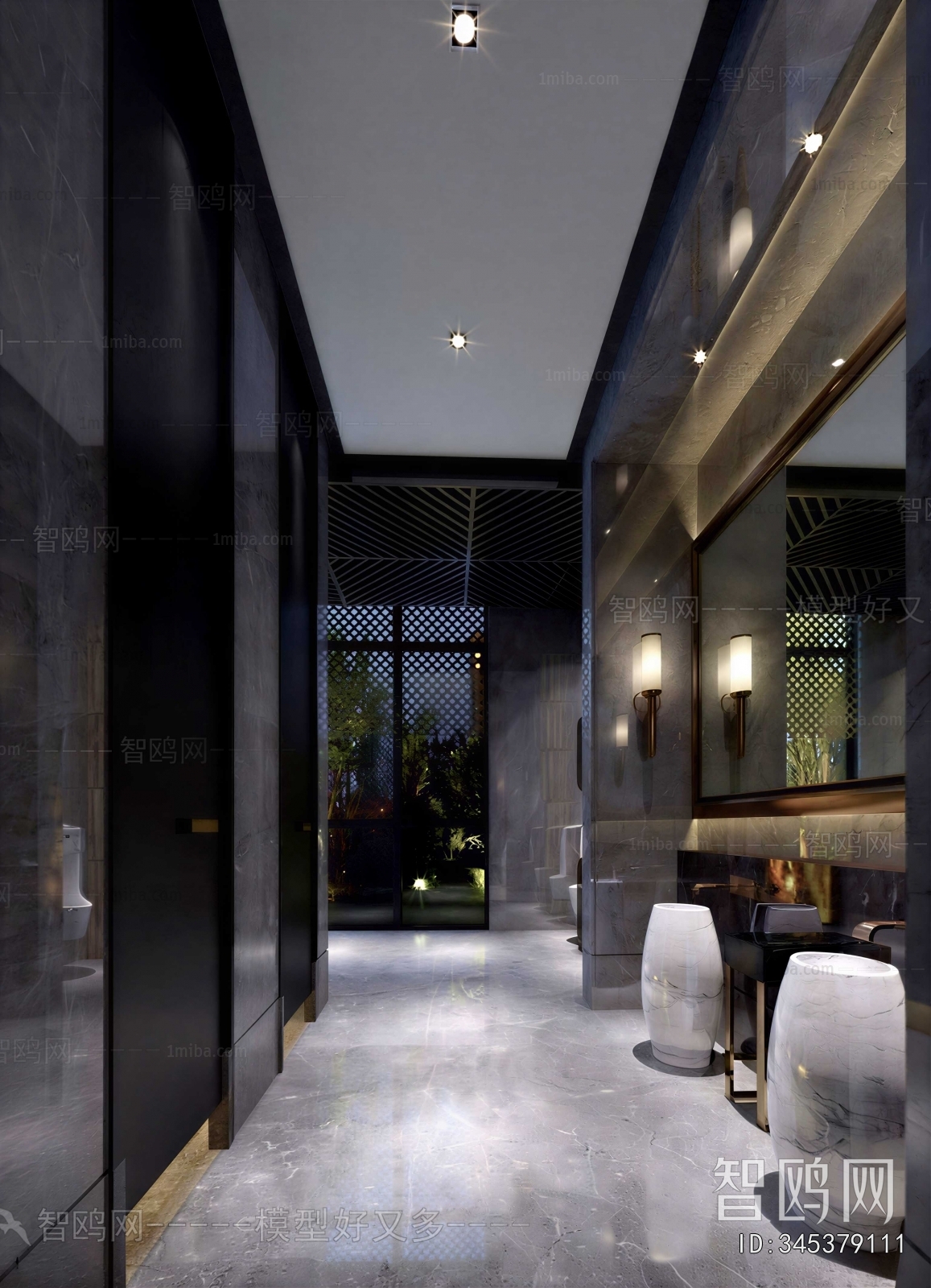 Modern Public Toilet