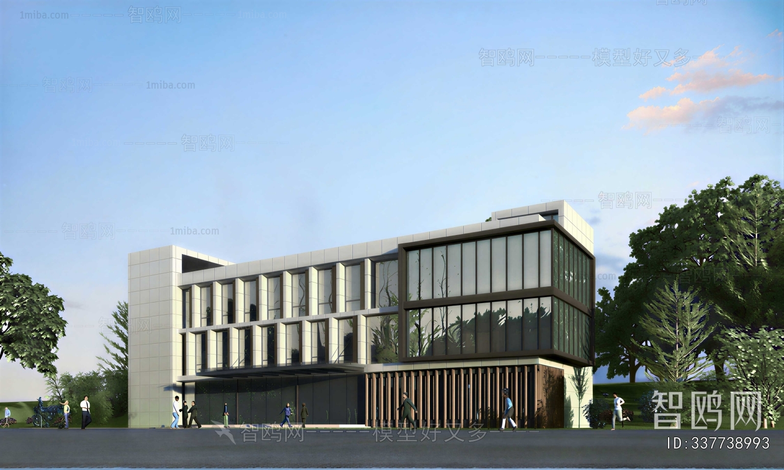 Modern Appearance Of Commercial Building