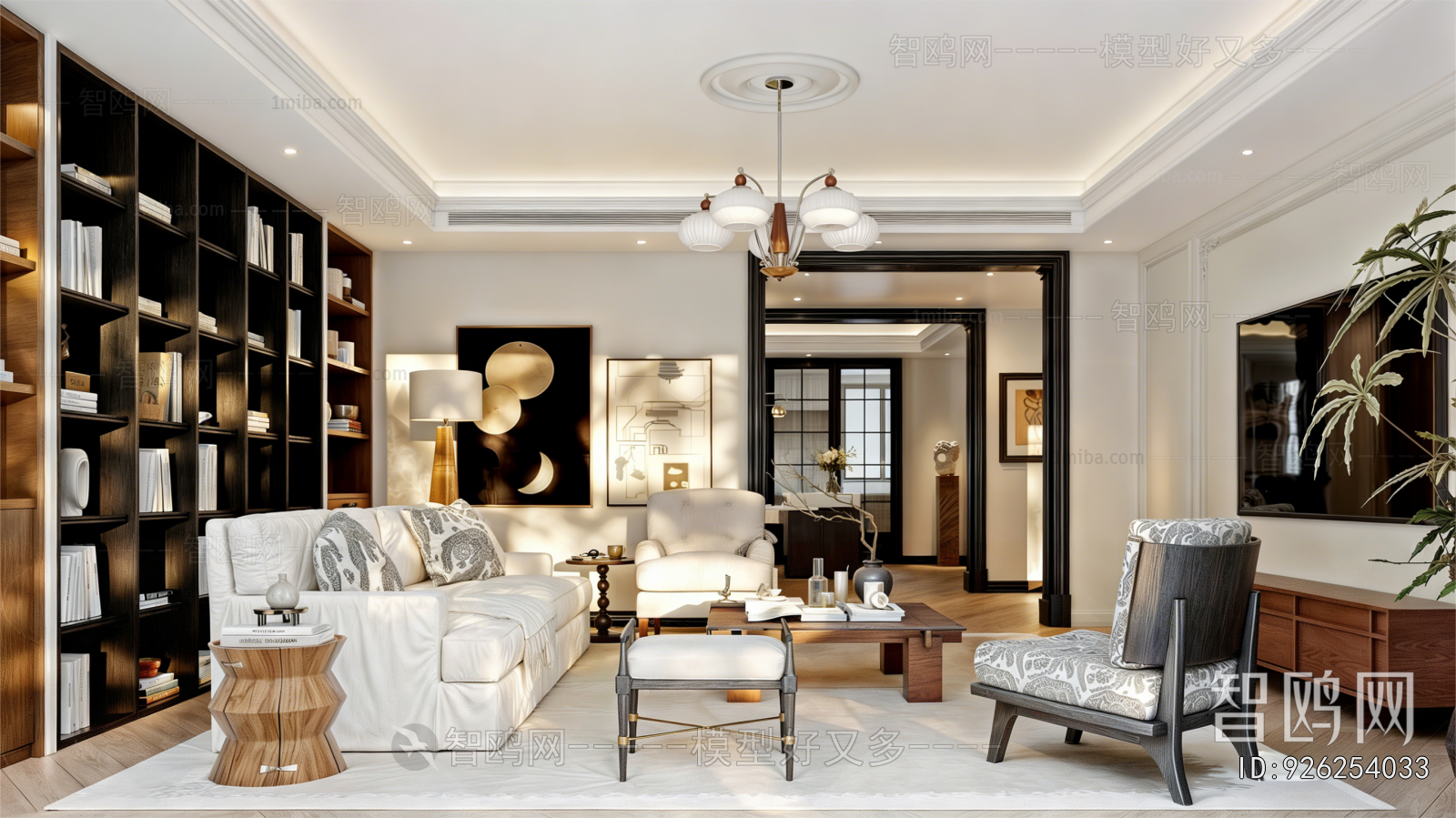 American Style A Living Room
