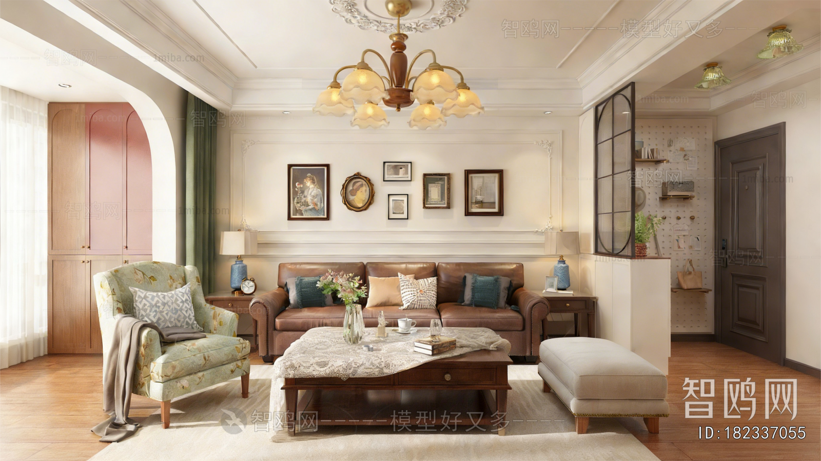 American Style A Living Room