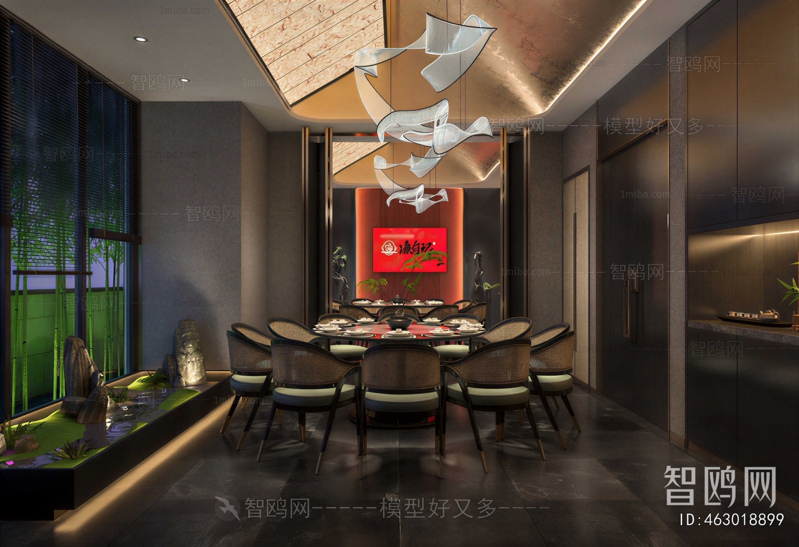 New Chinese Style Restaurant Box