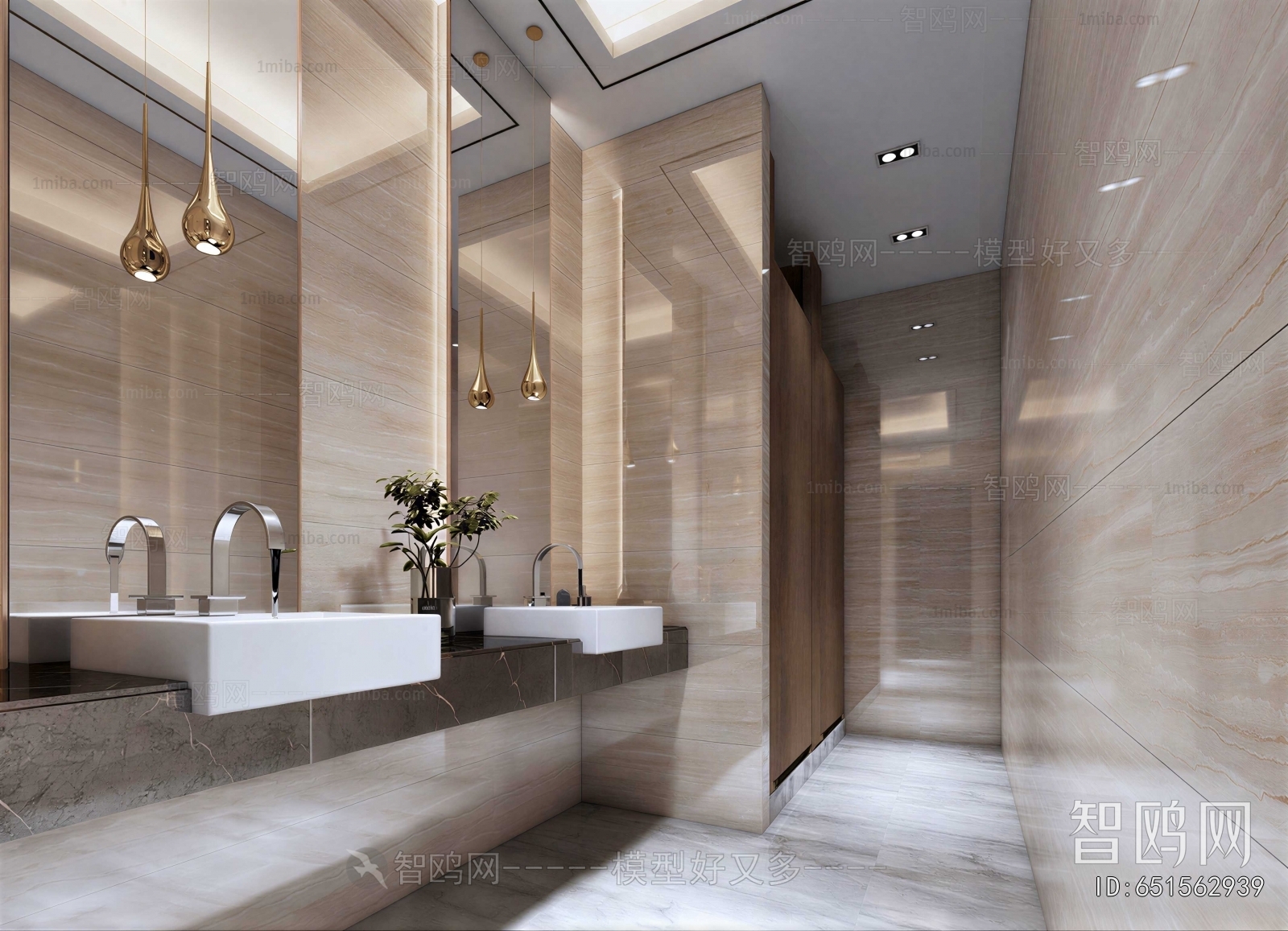 Modern Public Toilet