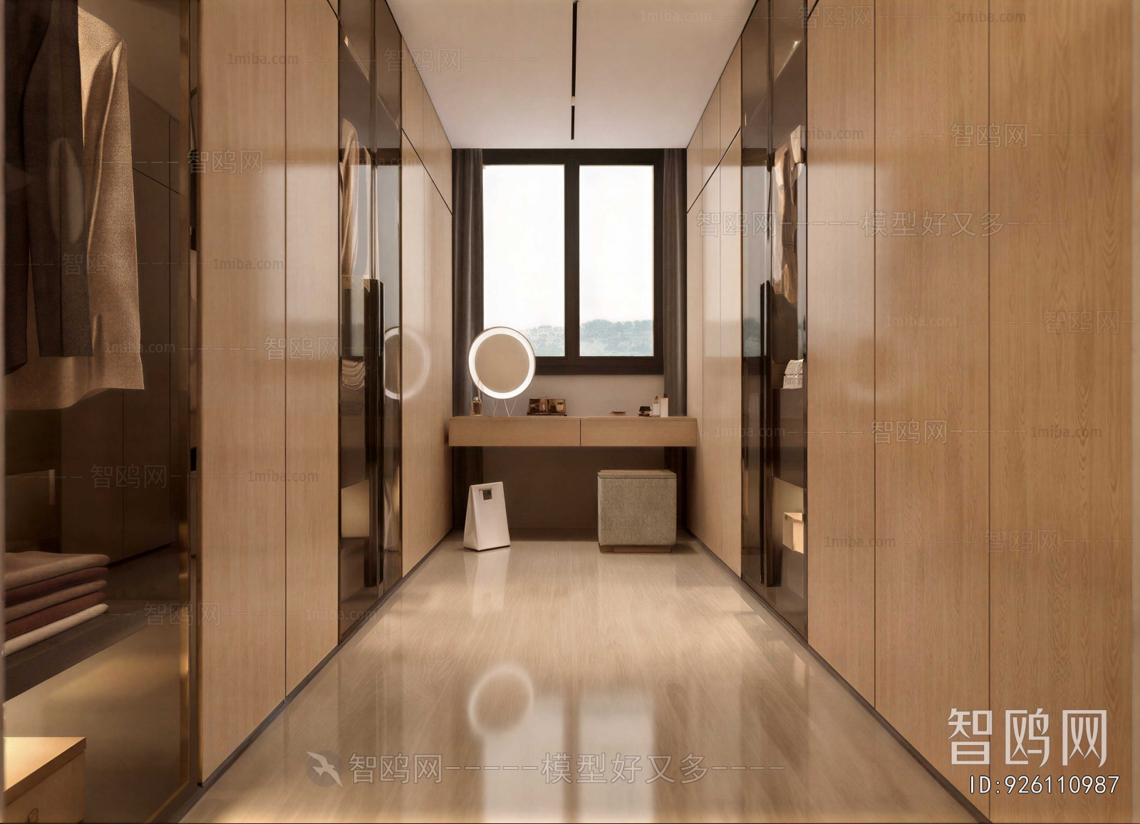 Modern Clothes Storage Area