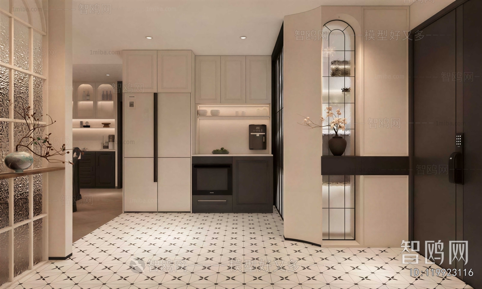 French Style Hallway