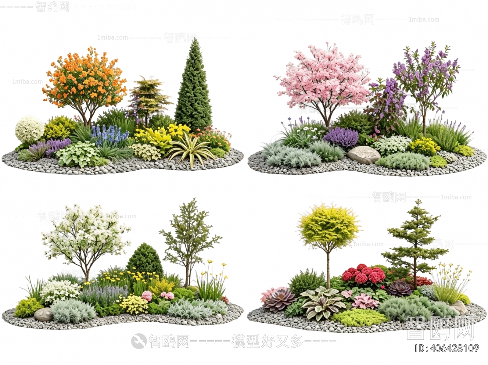 New Chinese Style Plant Landscaping