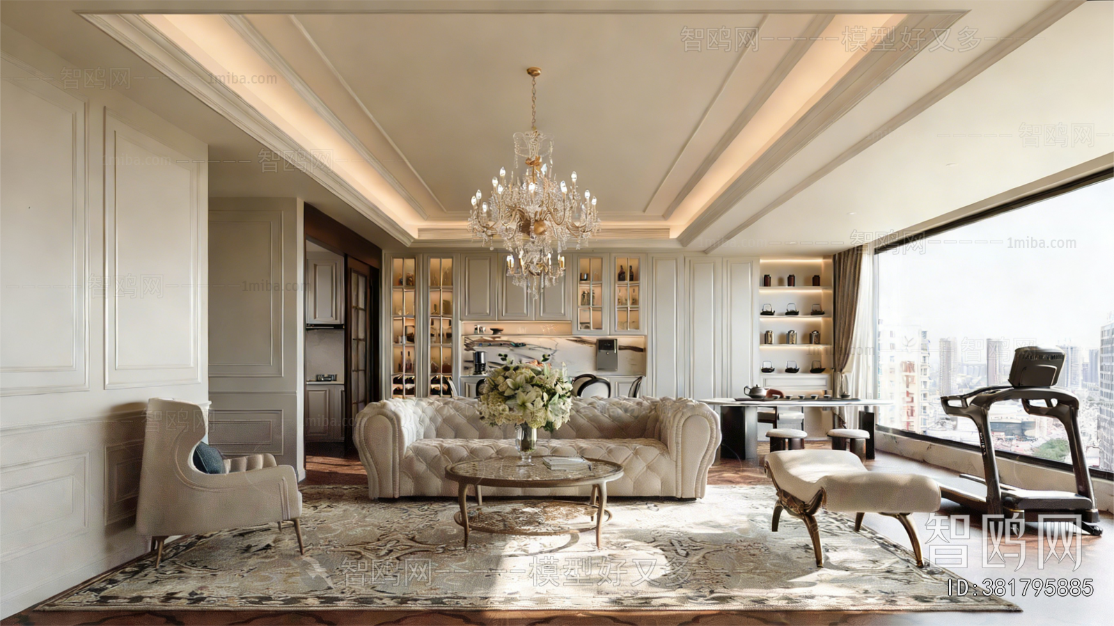 American Style A Living Room