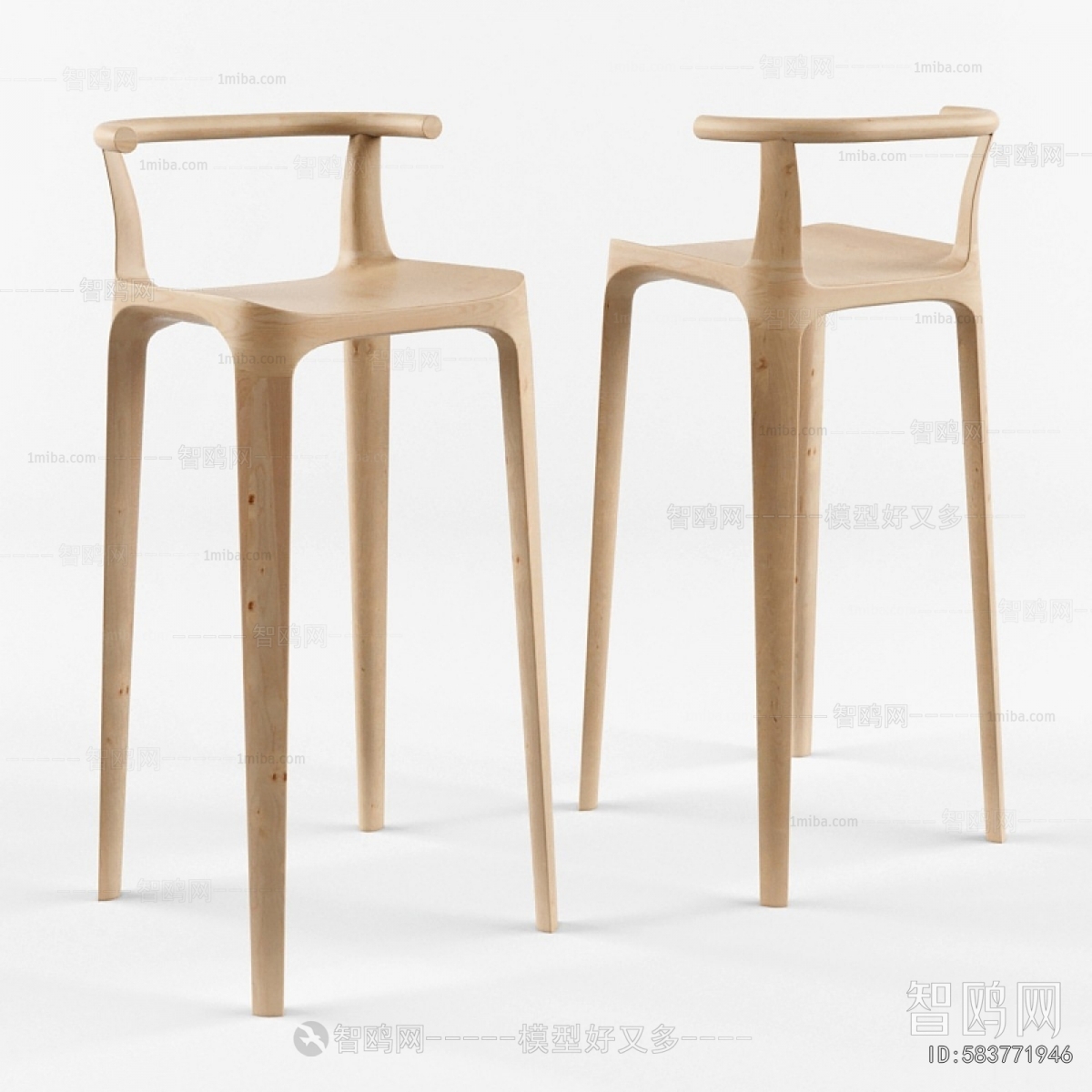Nordic Style Bar Chair