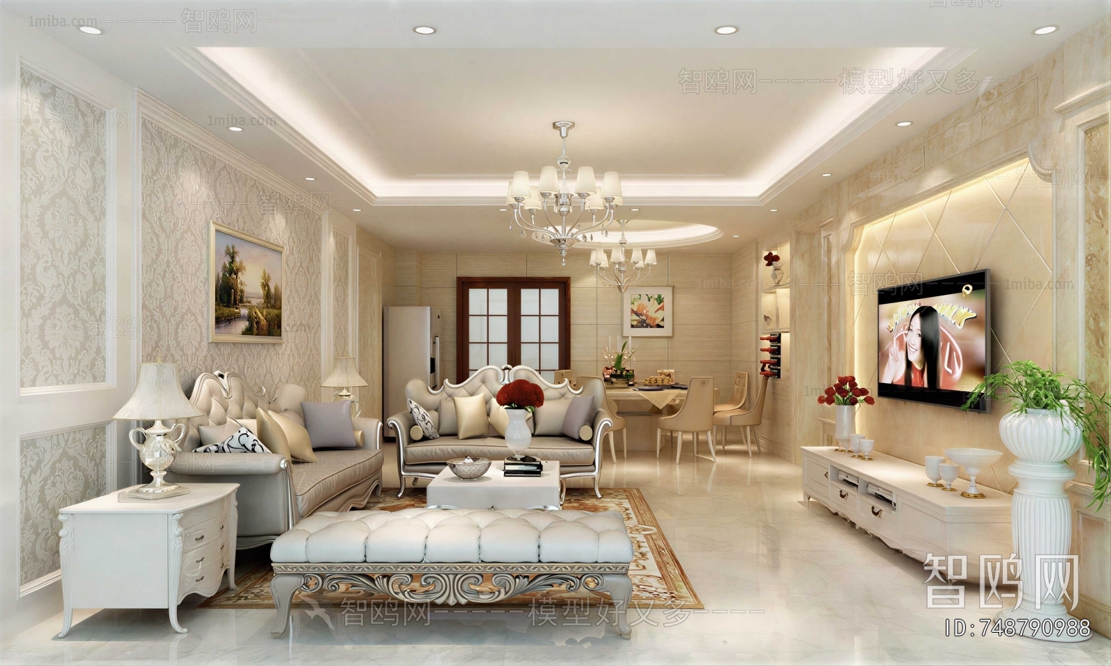 European Style A Living Room