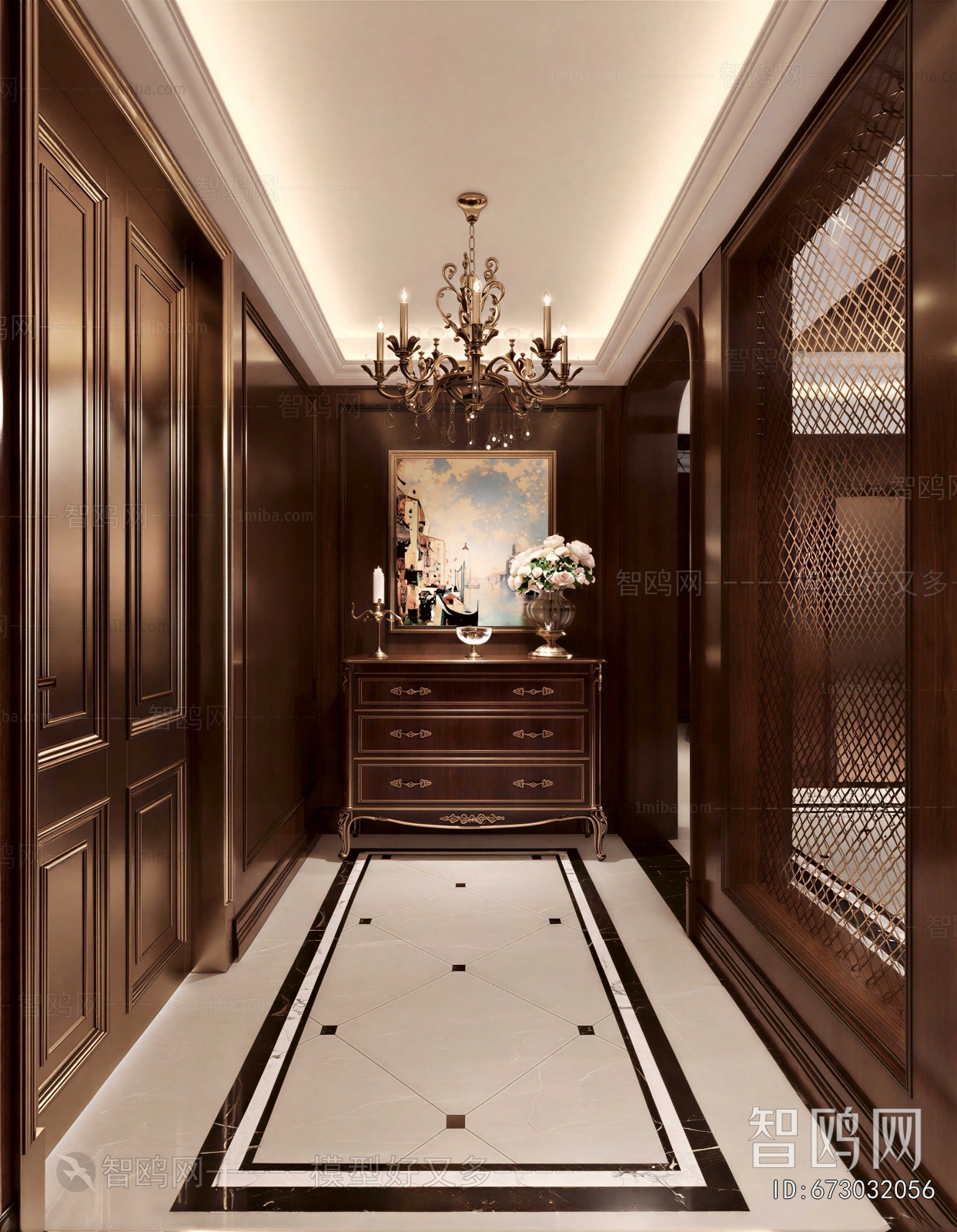 American Style Hallway