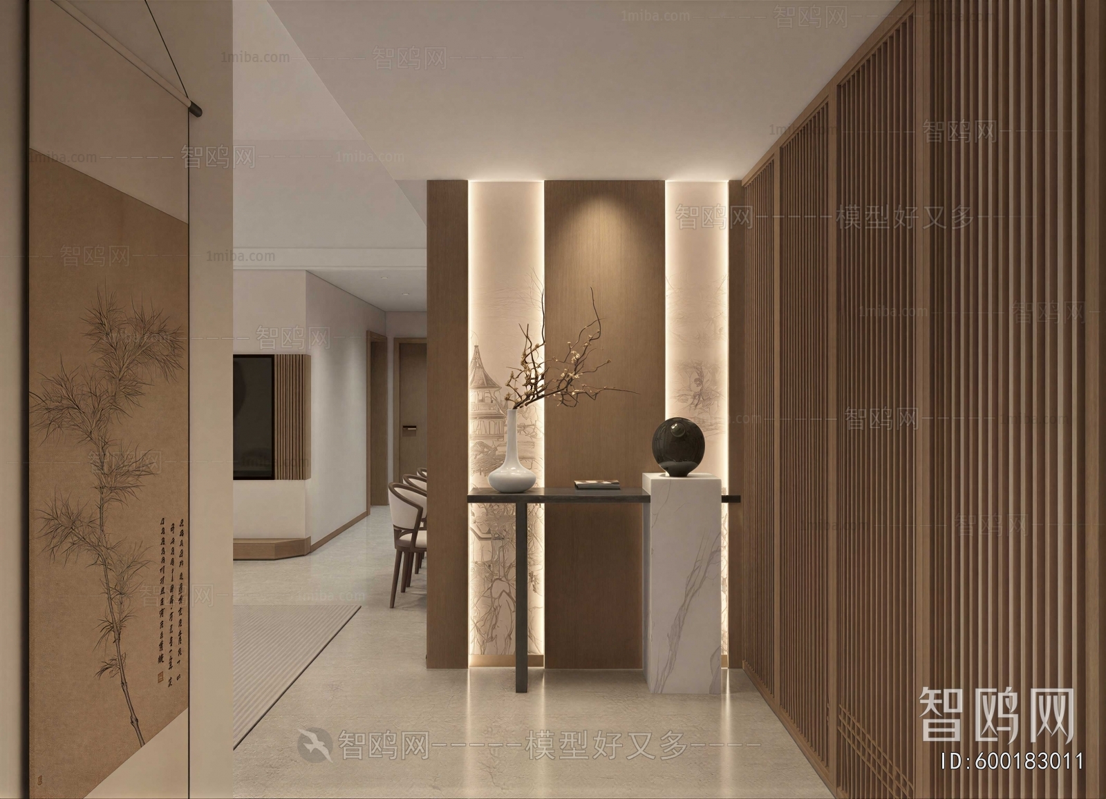 New Chinese Style Hallway