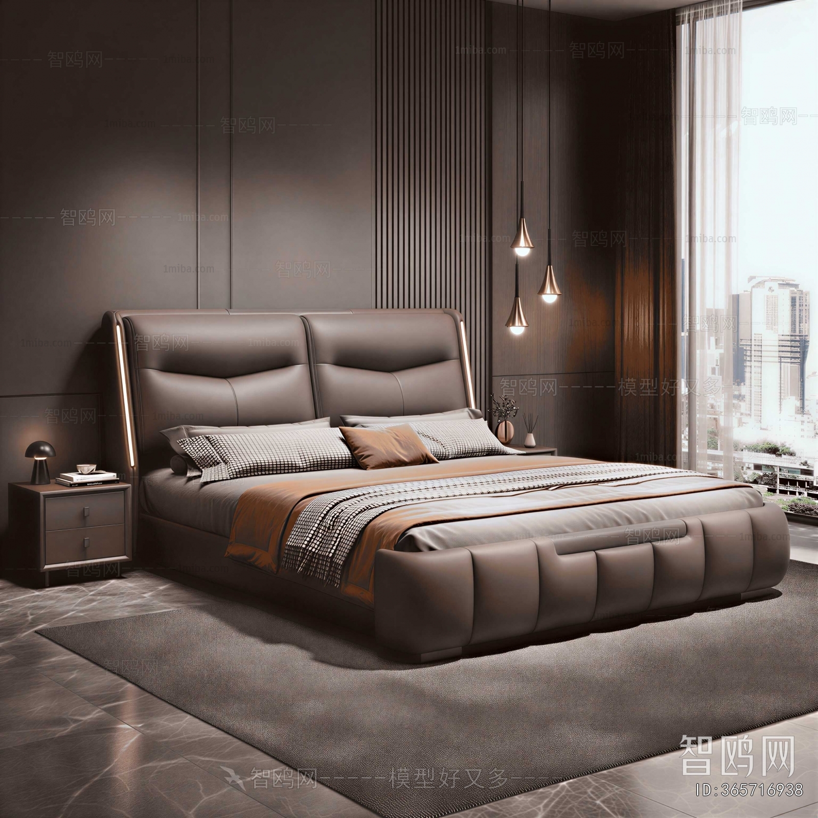Modern Double Bed