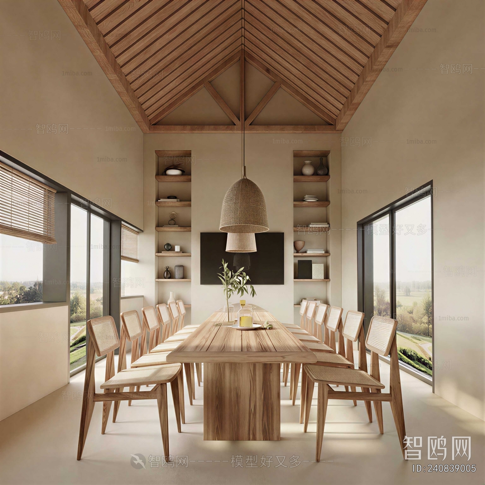 Wabi-sabi Style A Living Room