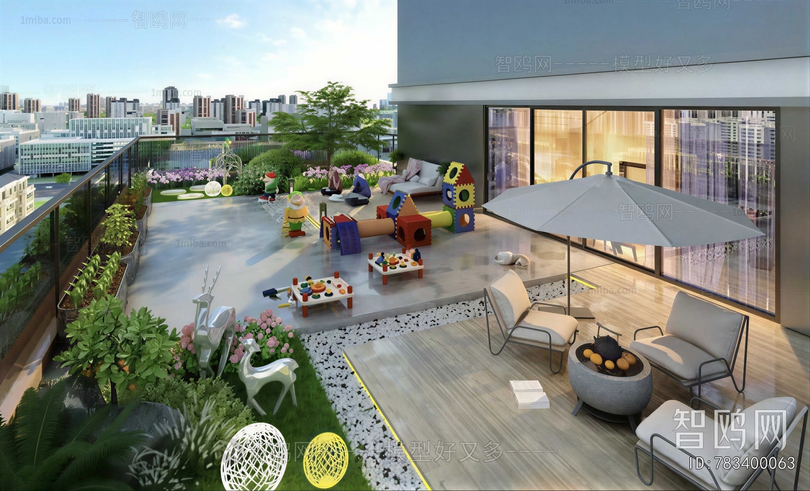 Modern Courtyard/landscape