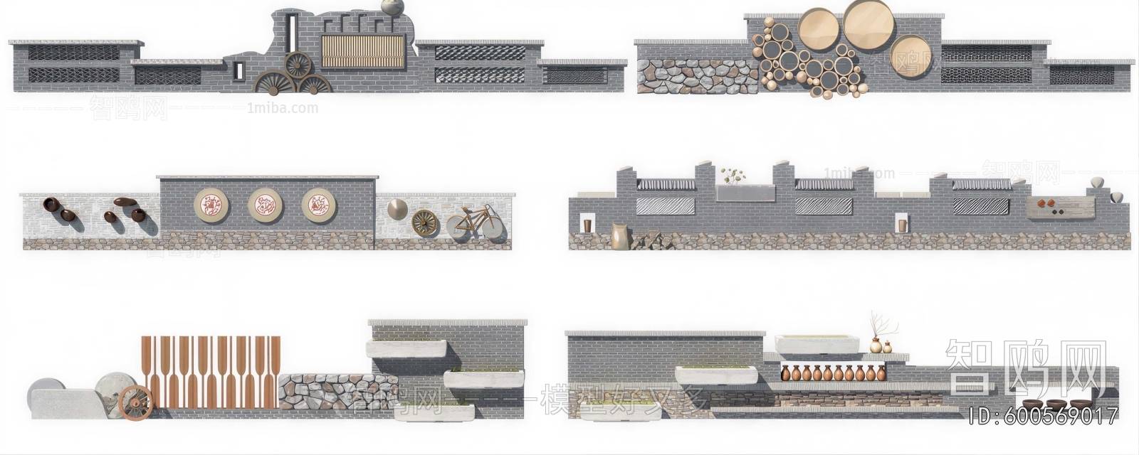 Chinese Style Building Component
