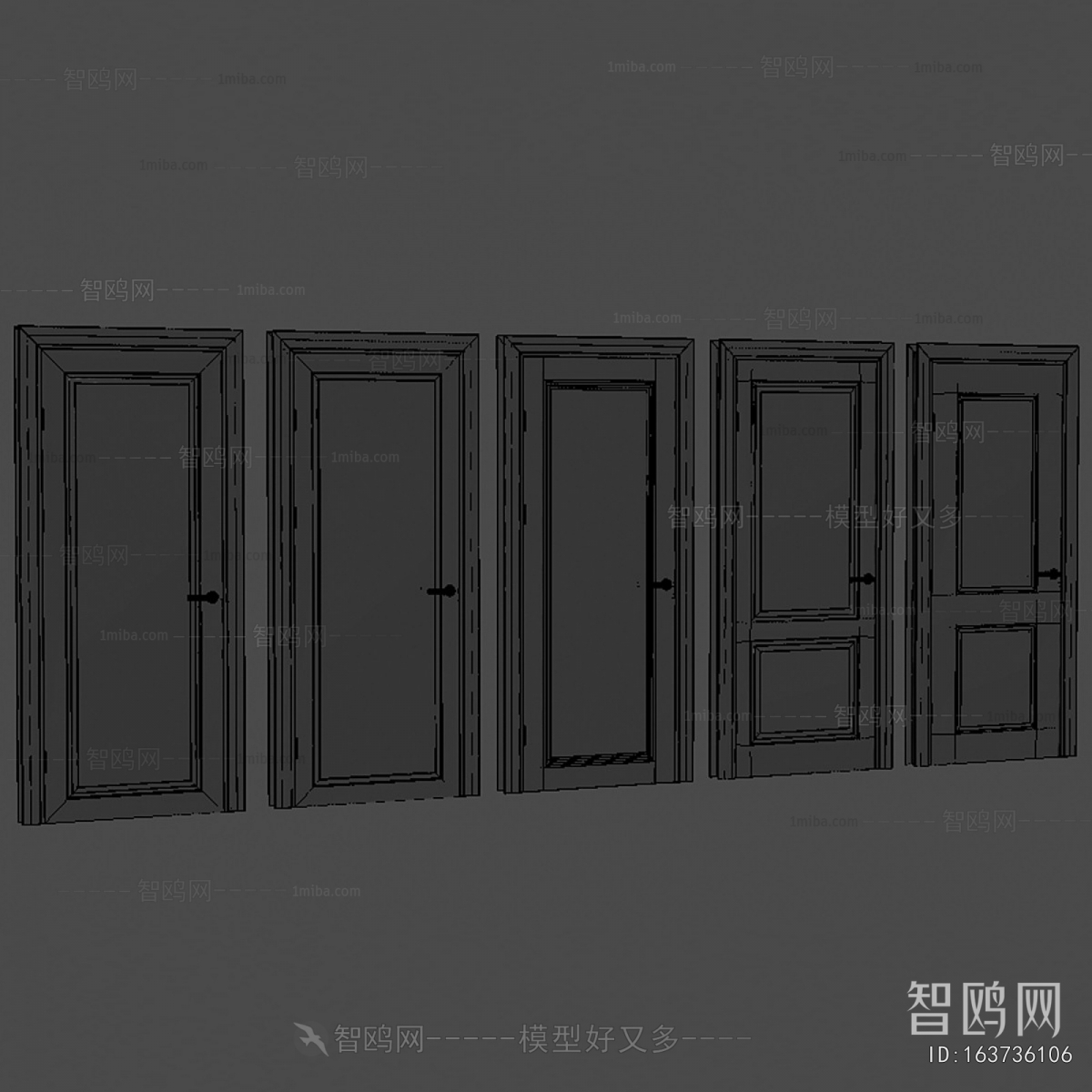 Modern Single Door