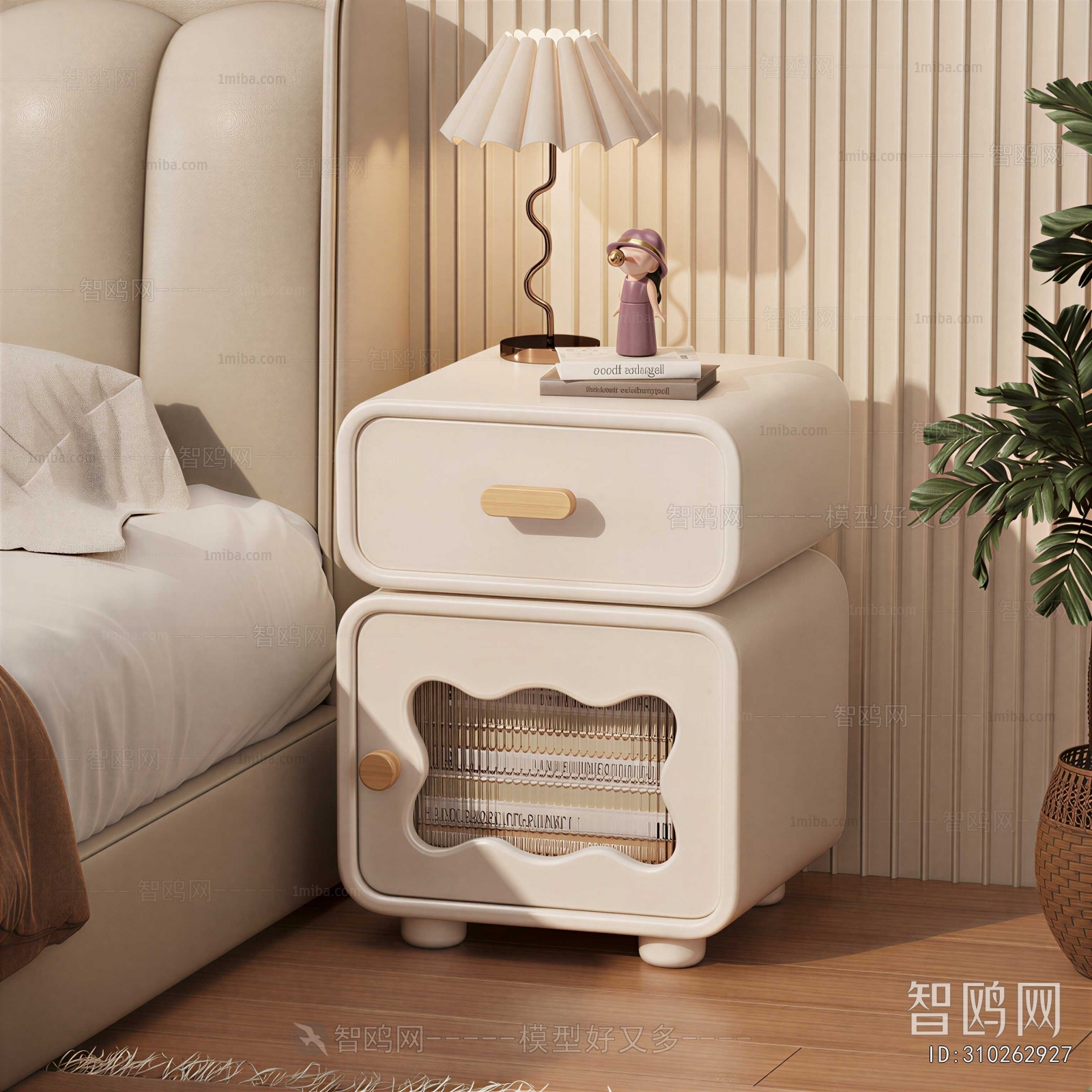 Modern Bedside Cupboard