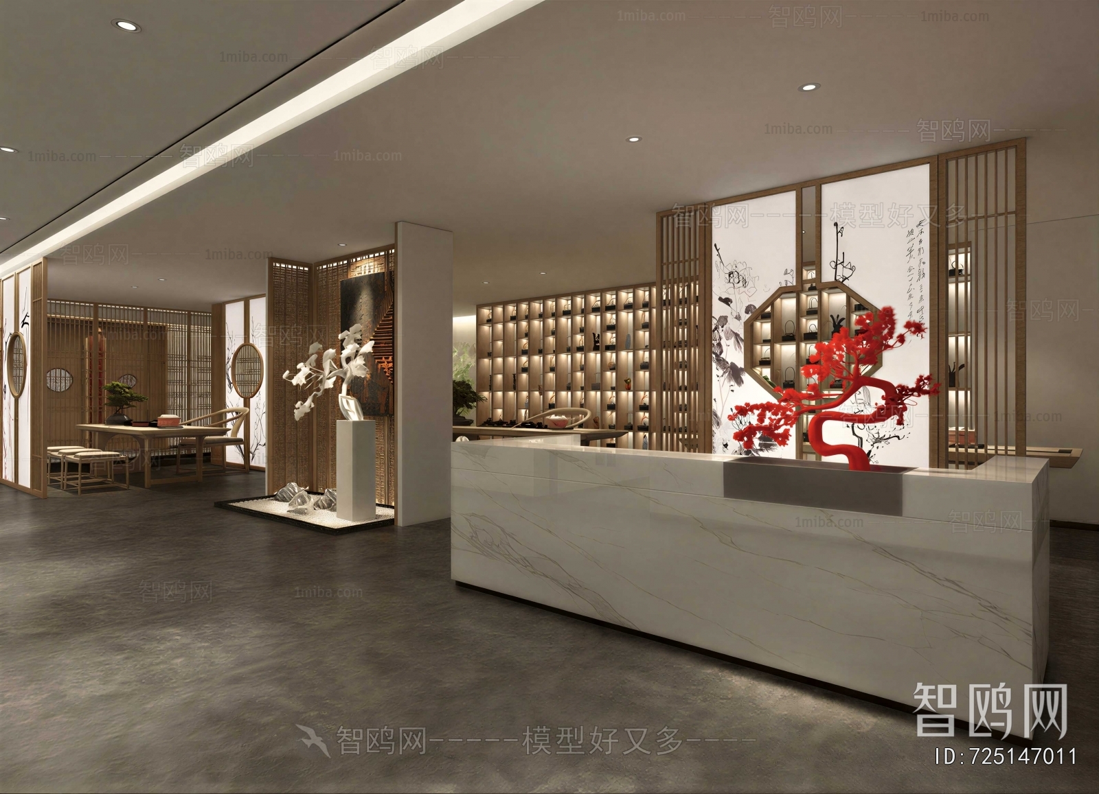New Chinese Style Teahouse Tea House