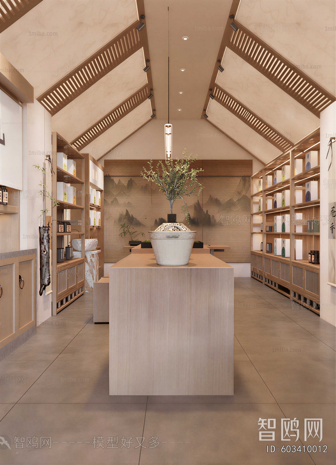 New Chinese Style Teahouse Tea House