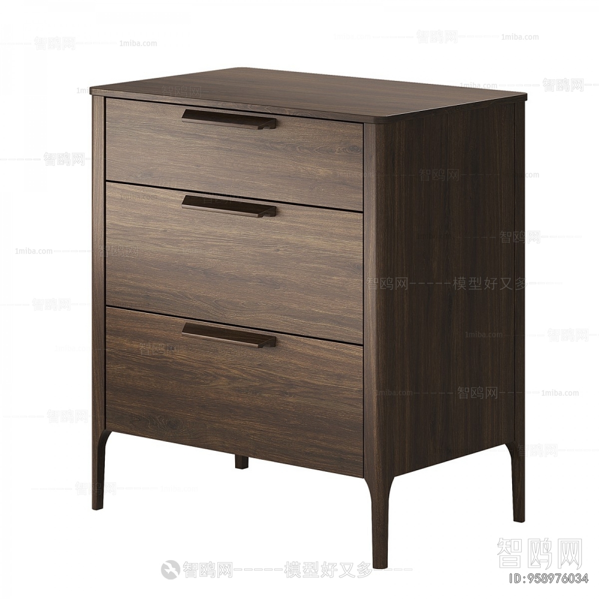 Nordic Style Bedside Cupboard