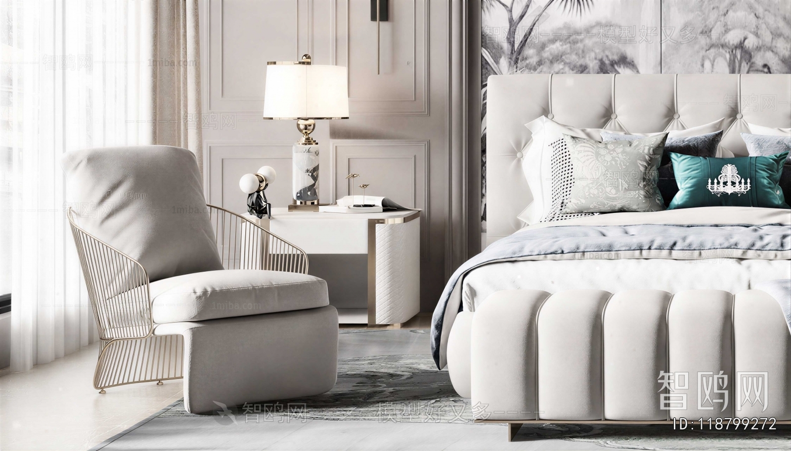 Modern Double Bed