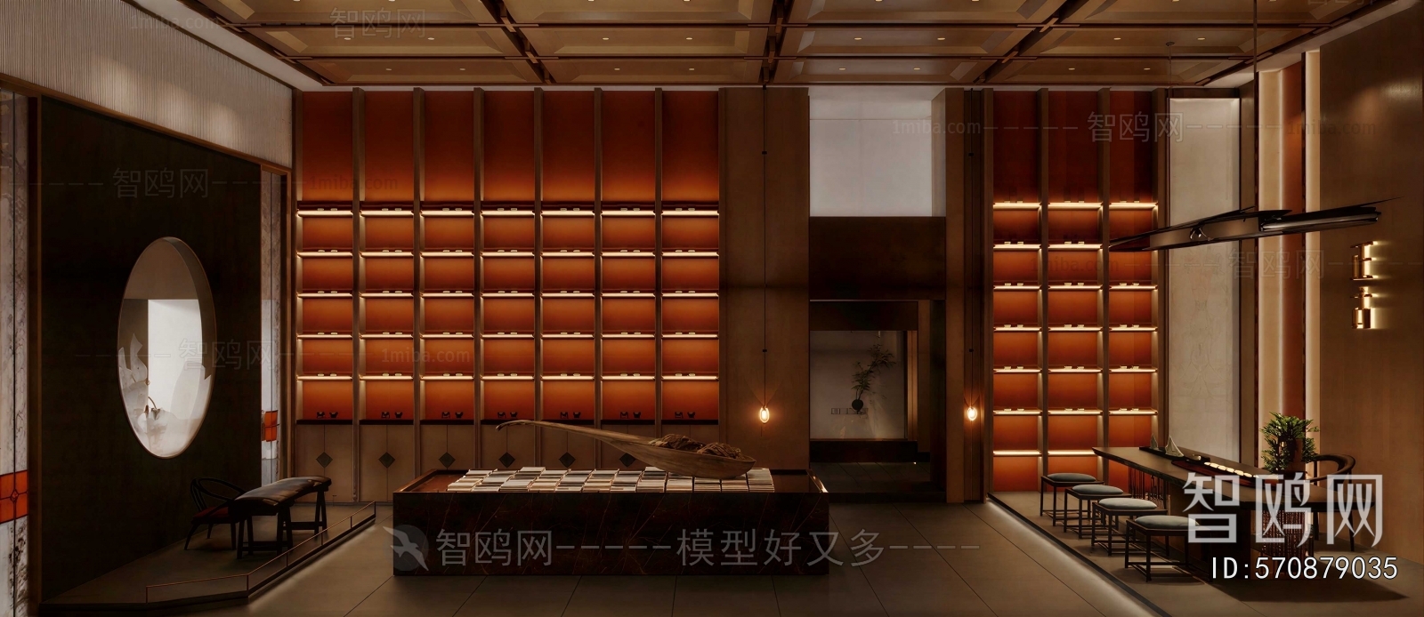 New Chinese Style Teahouse Tea House