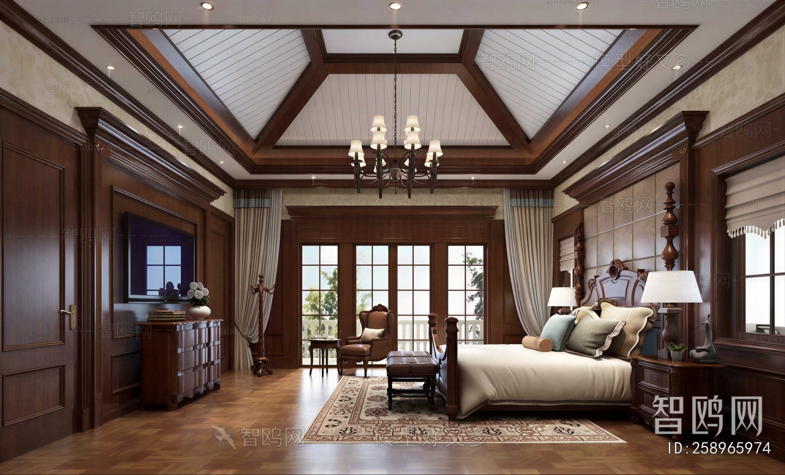 American Style Bedroom