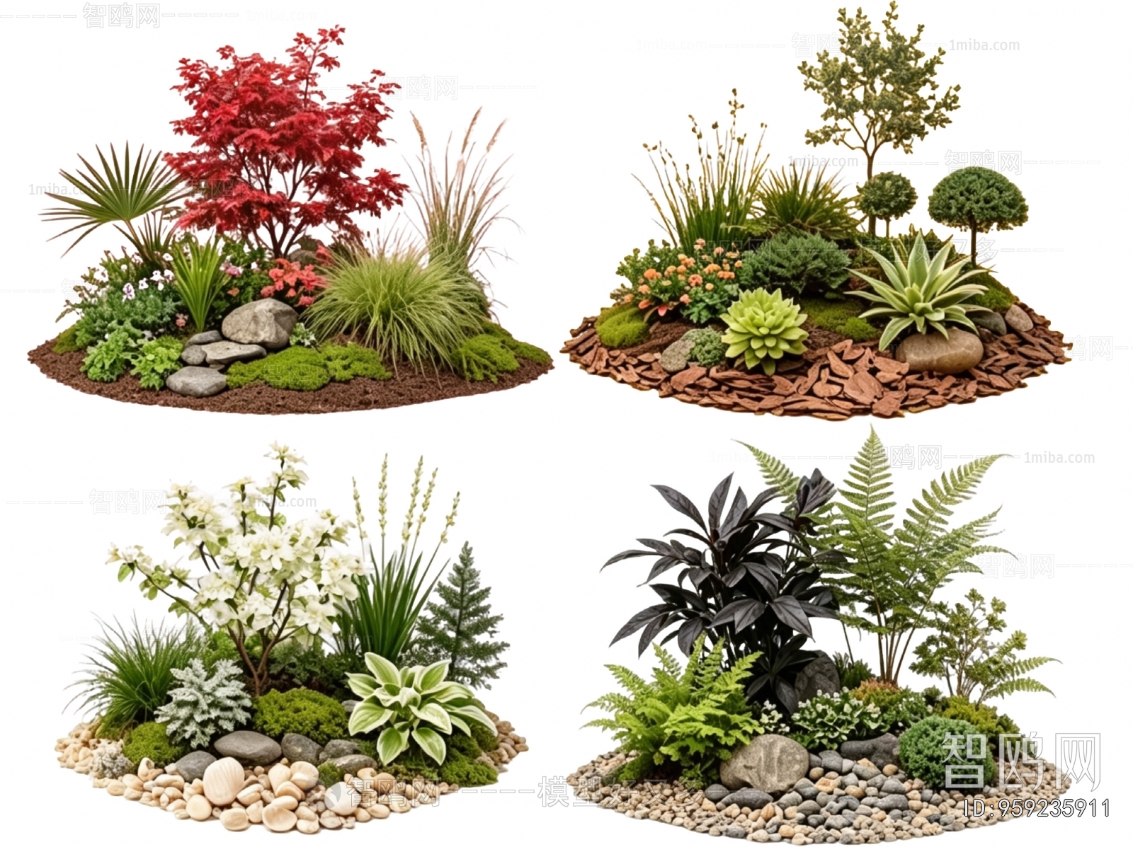 New Chinese Style Plant Landscaping